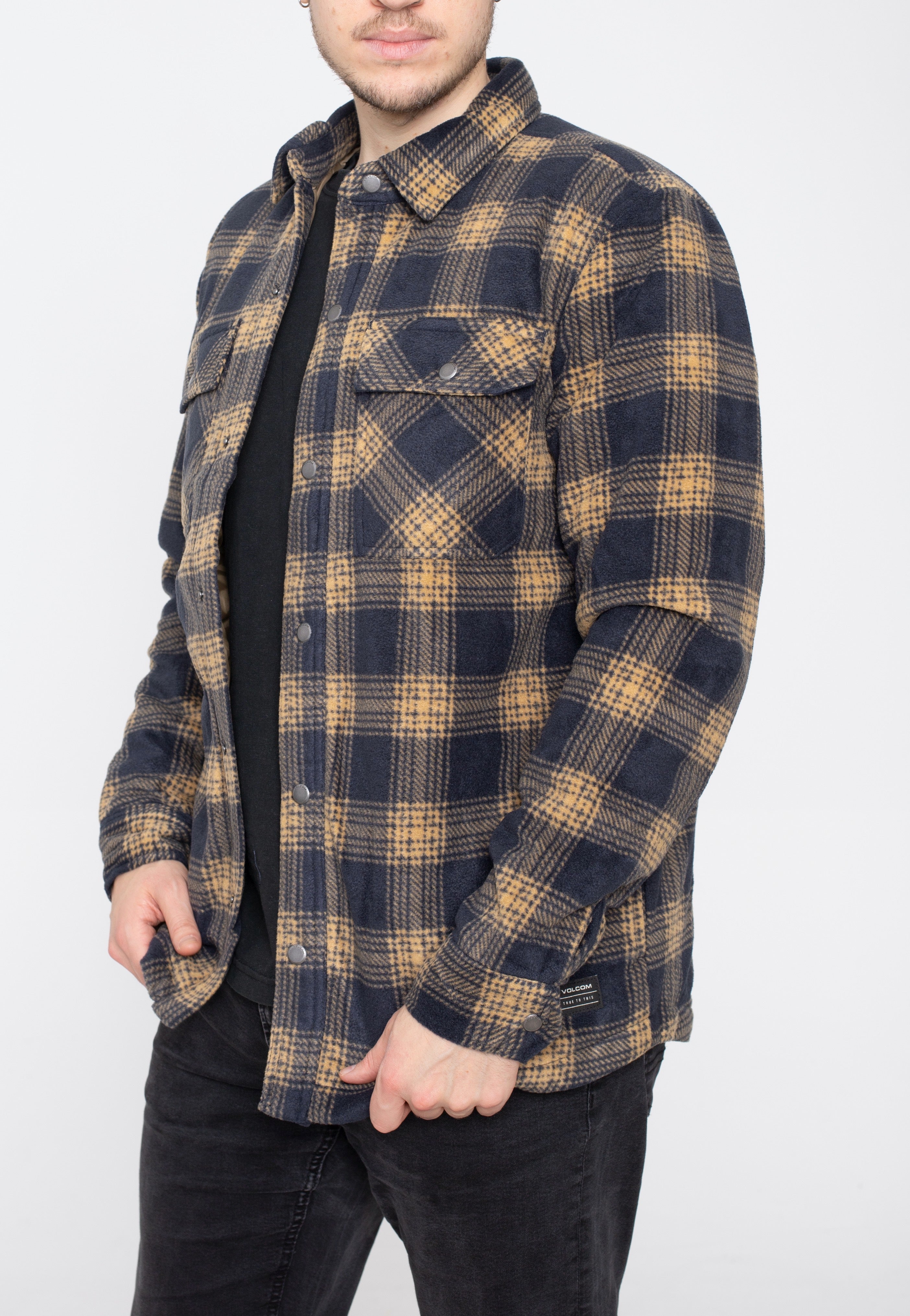 Volcom - Bowered Fleece Dark Khaki - Jacket | Men-Image