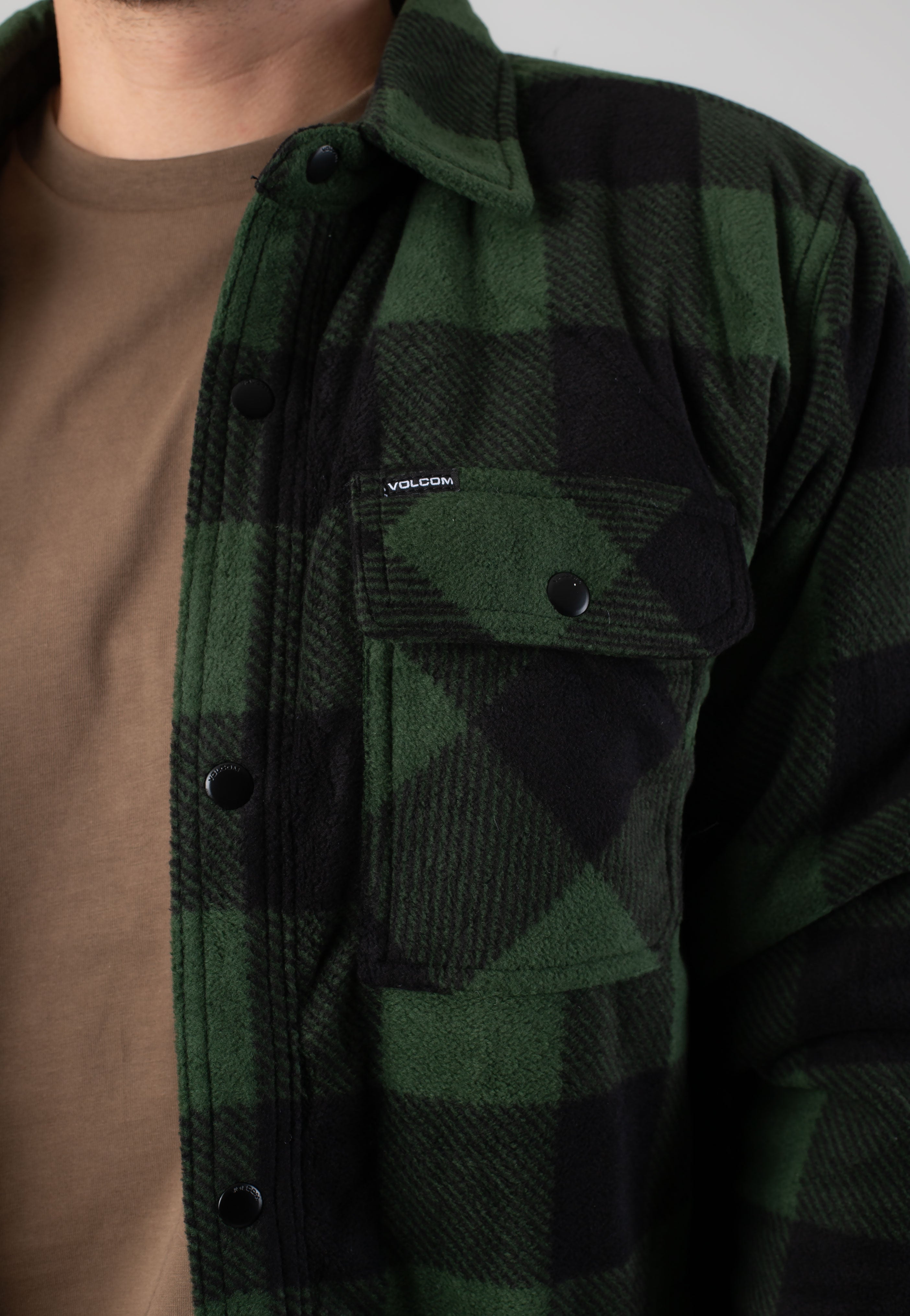 Volcom - Bowered Fleece Dark Pine - Jacket | Men-Image