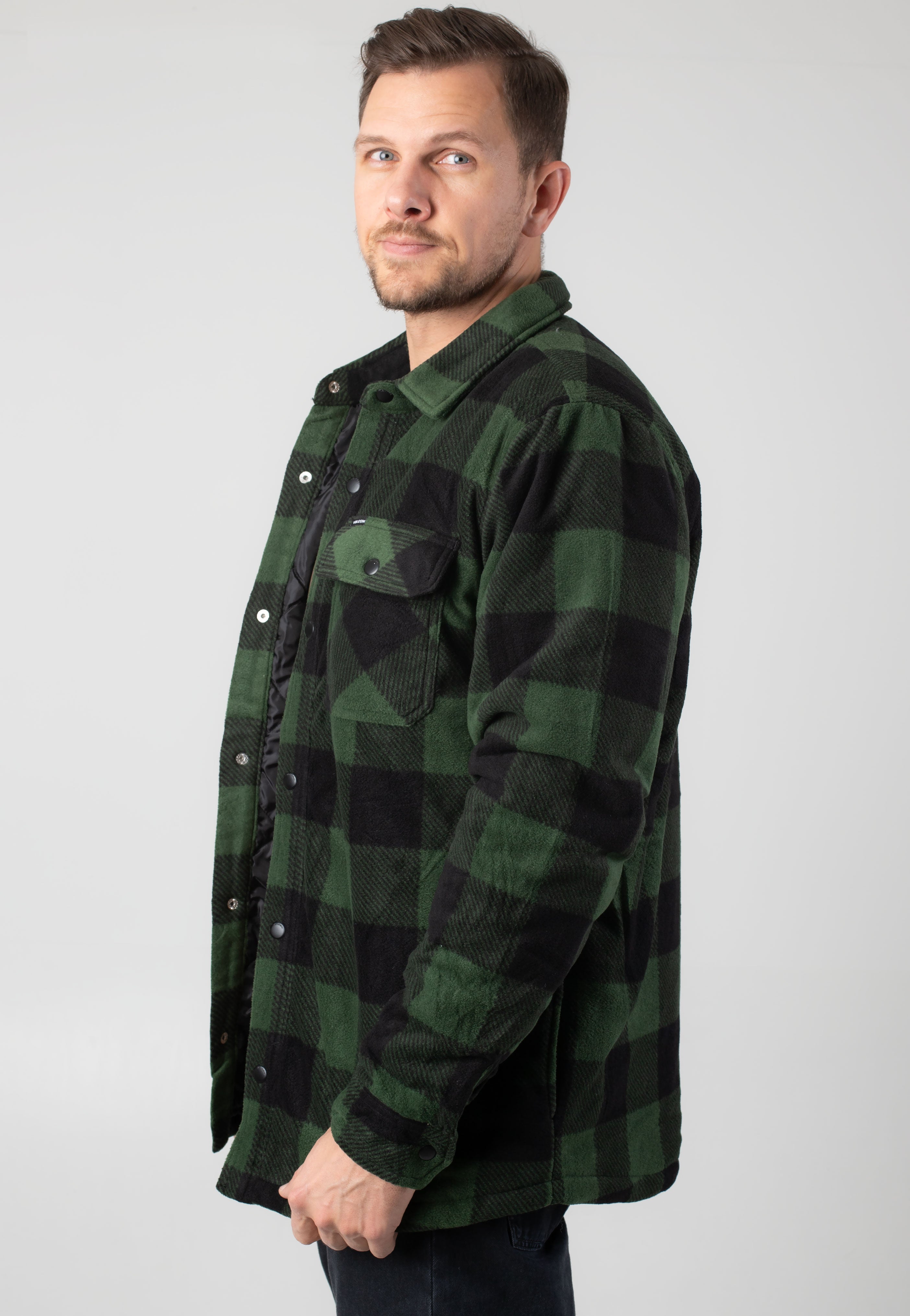 Volcom - Bowered Fleece Dark Pine - Jacket | Men-Image