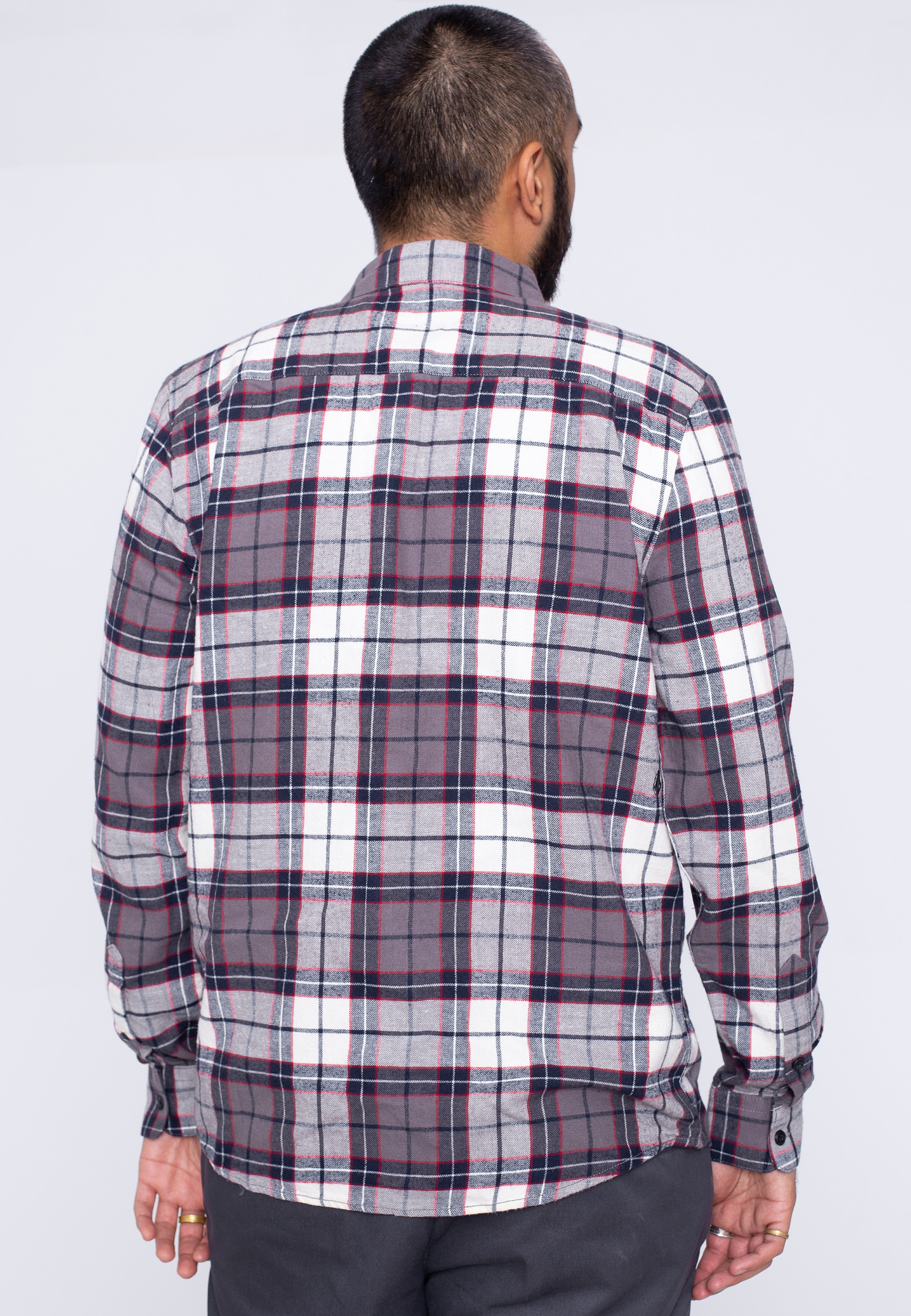 Volcom - Caden Plaid Bleached Sand - Shirt | Men-Image
