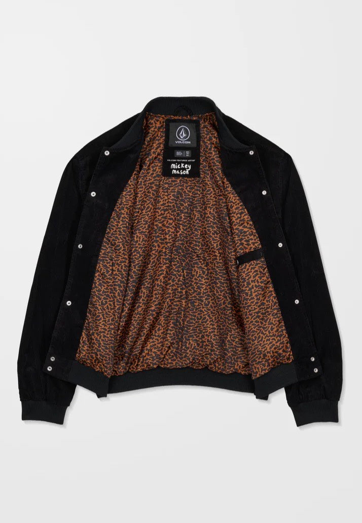 Volcom - FA Mickey Mason Black - College Jacket | Men-Image