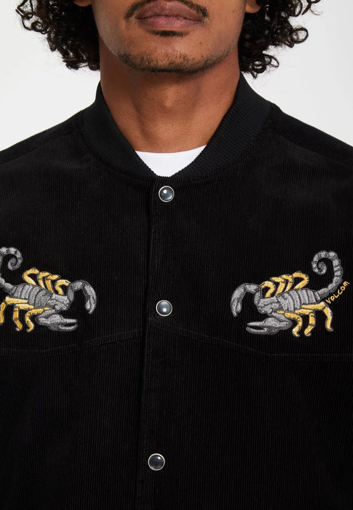 Volcom - FA Mickey Mason Black - College Jacket | Men-Image