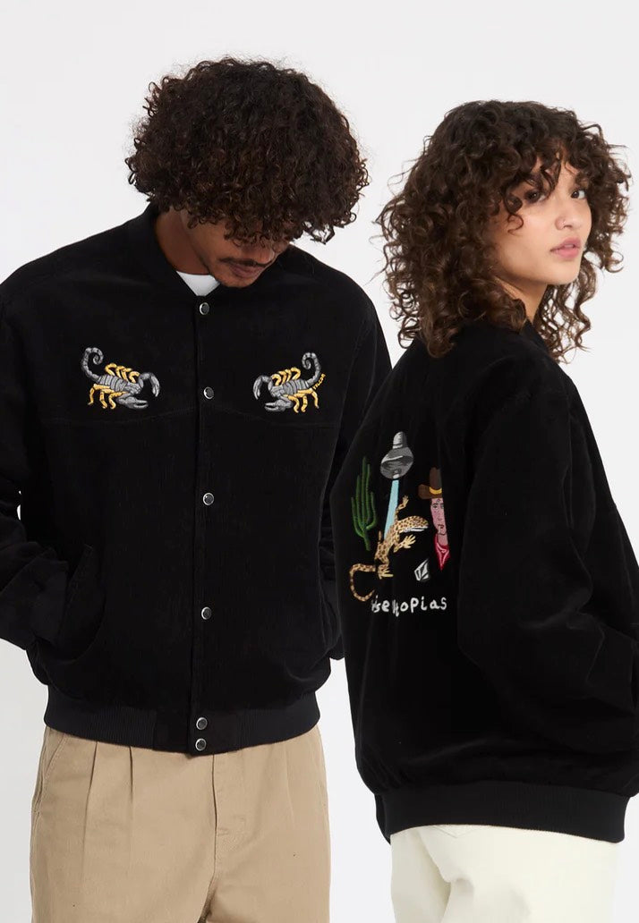 Volcom - FA Mickey Mason Black - College Jacket | Men-Image