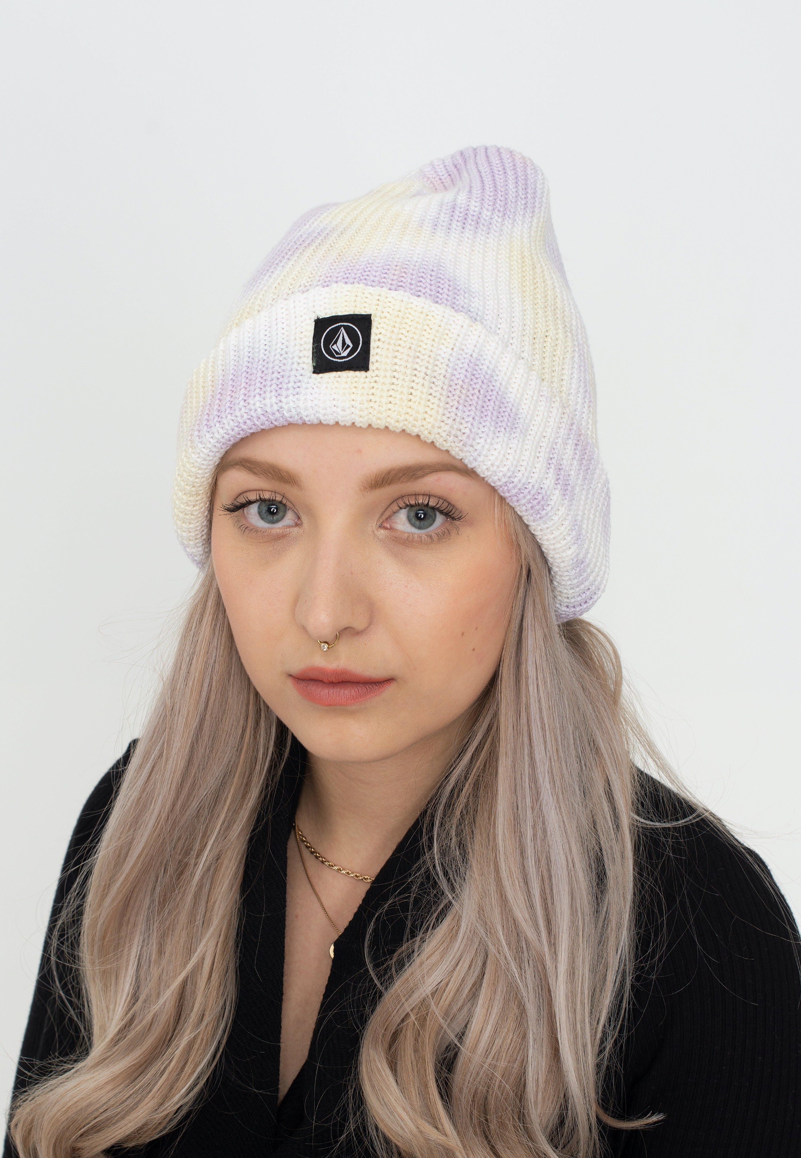 Volcom - Full Stone Dye Lavender - Beanie | Neutral-Image