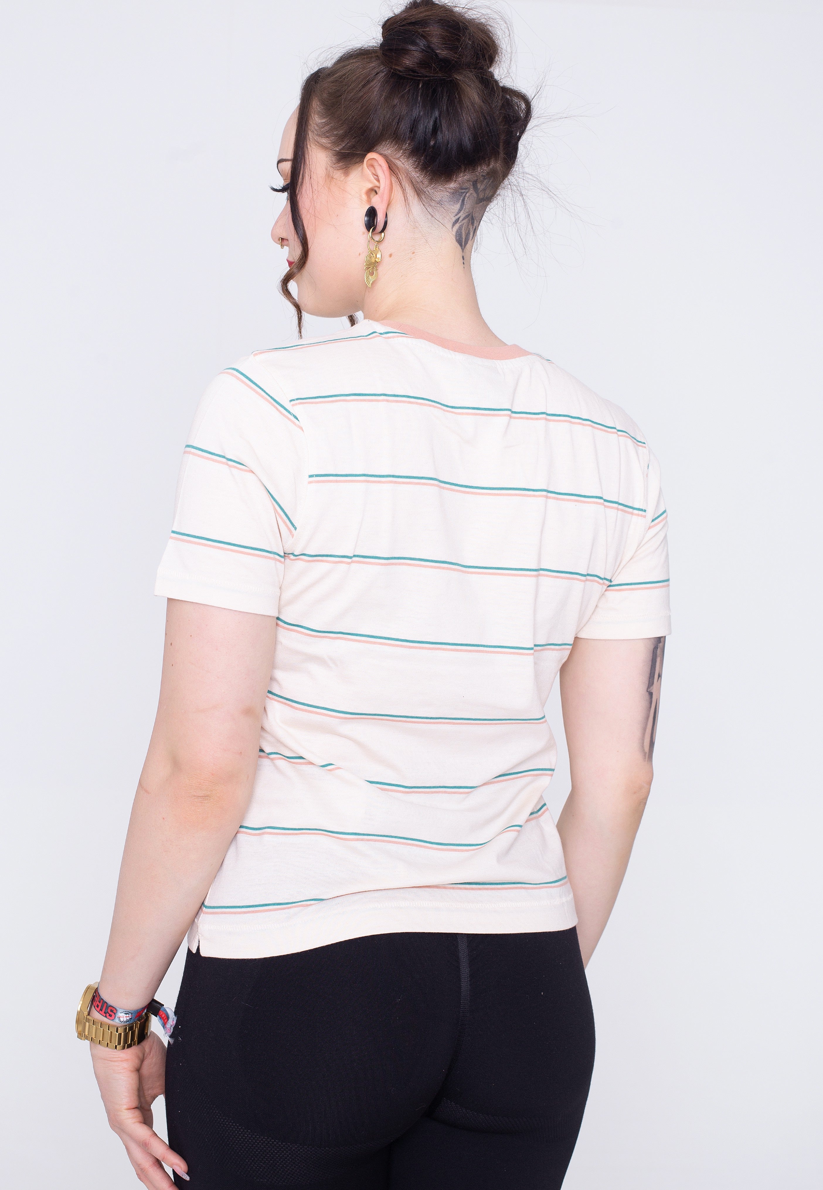 Volcom - Hypen On Strypes Sand - T-Shirt | Women-Image