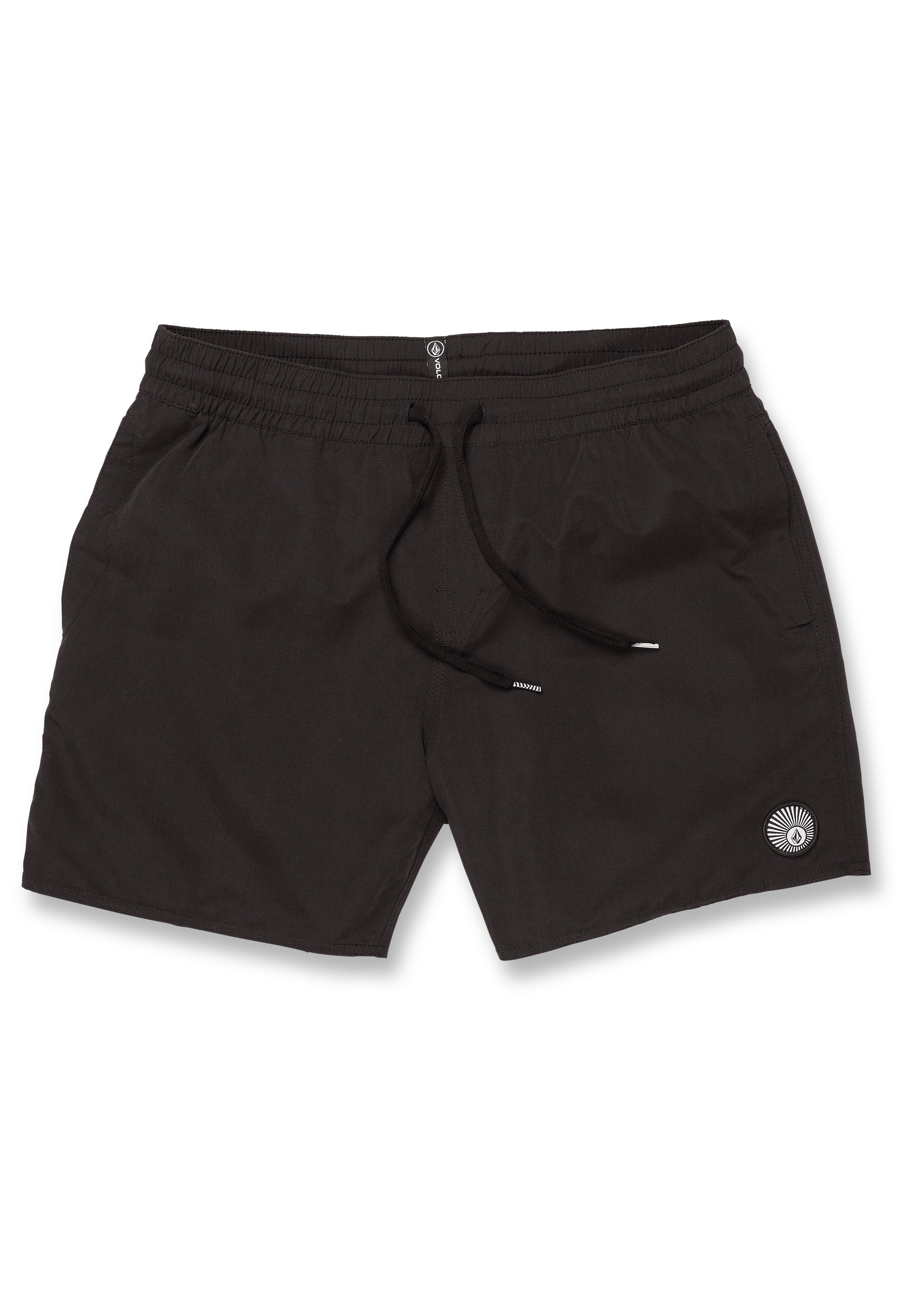 Volcom - Lido Solid Trunk 16 Black - Shorts | Men-Image