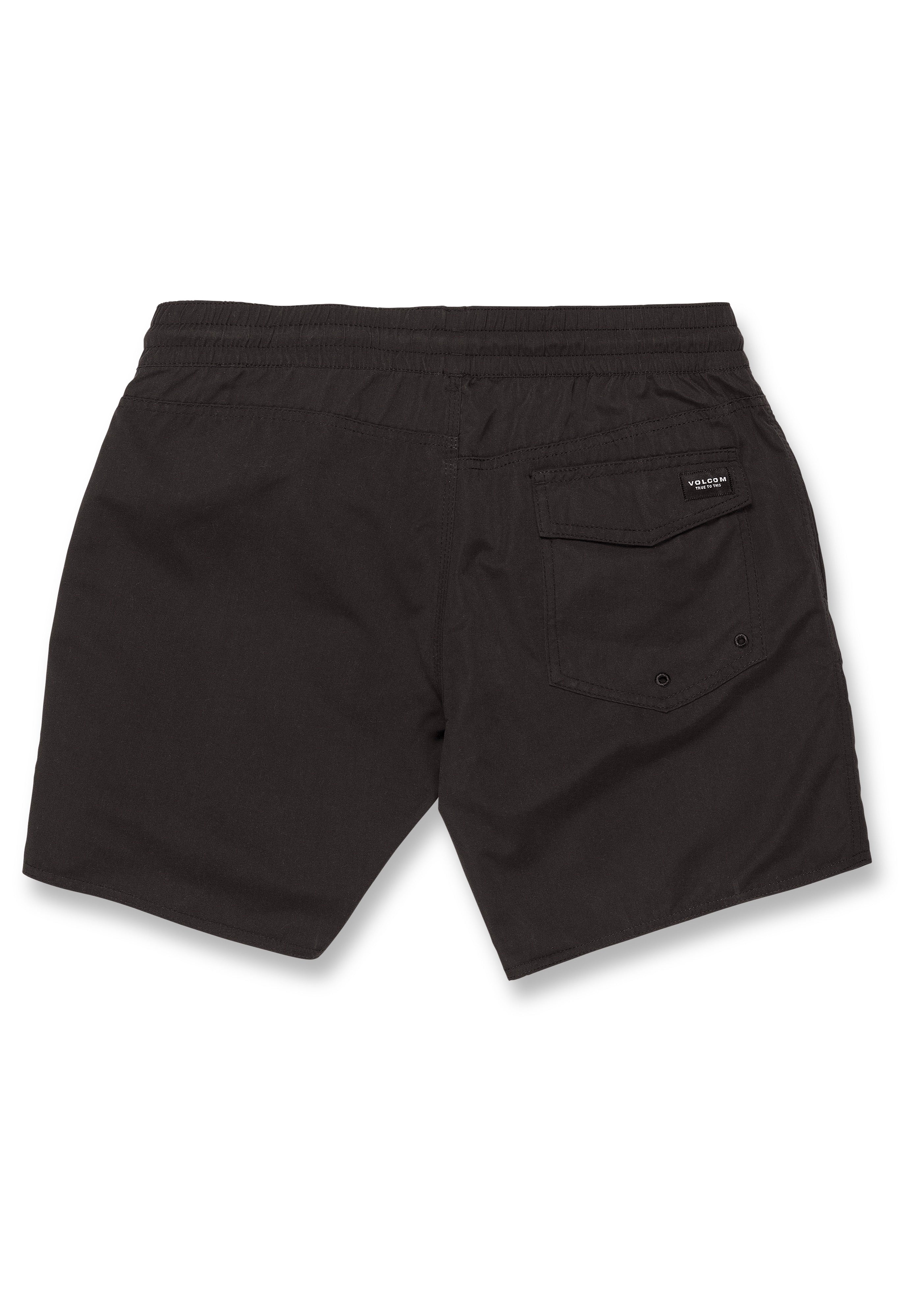 Volcom - Lido Solid Trunk 16 Black - Shorts | Men-Image