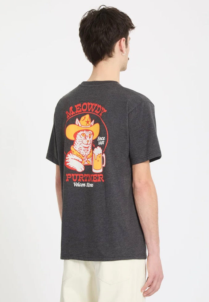 Volcom - Meowdy Heather Black - T-Shirt | Men-Image