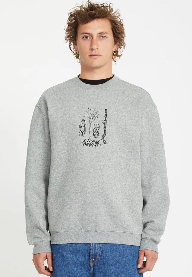 Volcom - Noder Heather Grey - Sweater | Men-Image