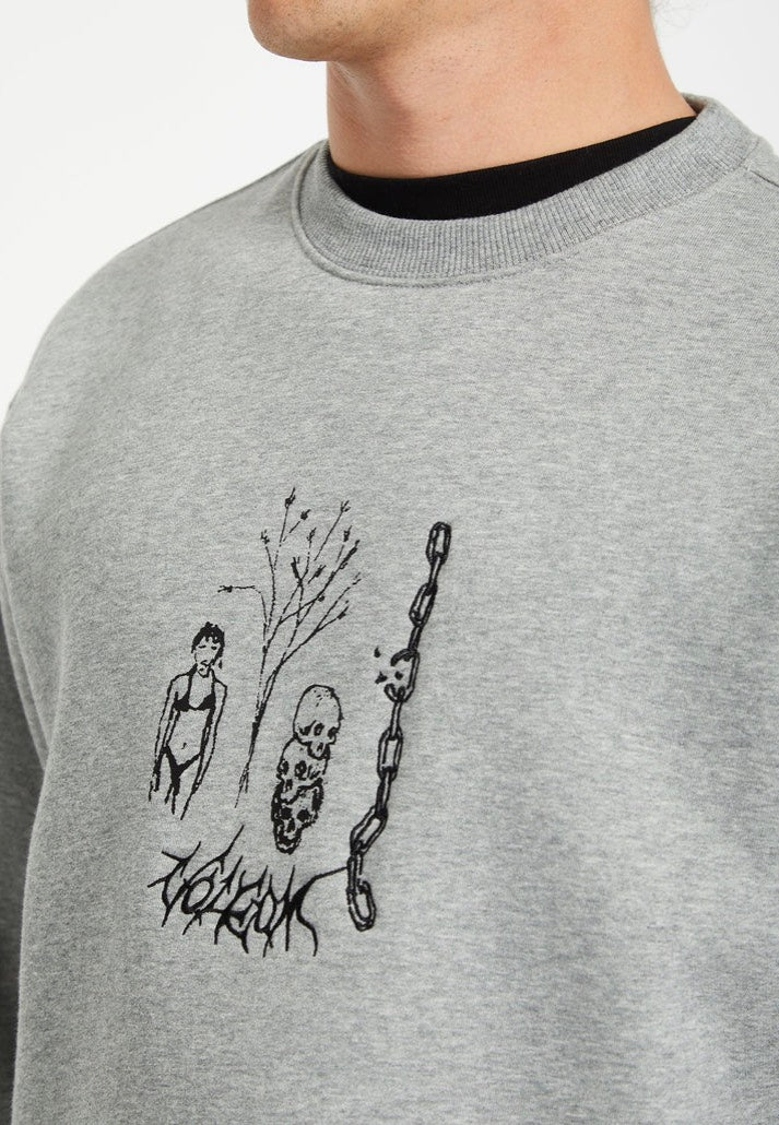 Volcom - Noder Heather Grey - Sweater | Men-Image