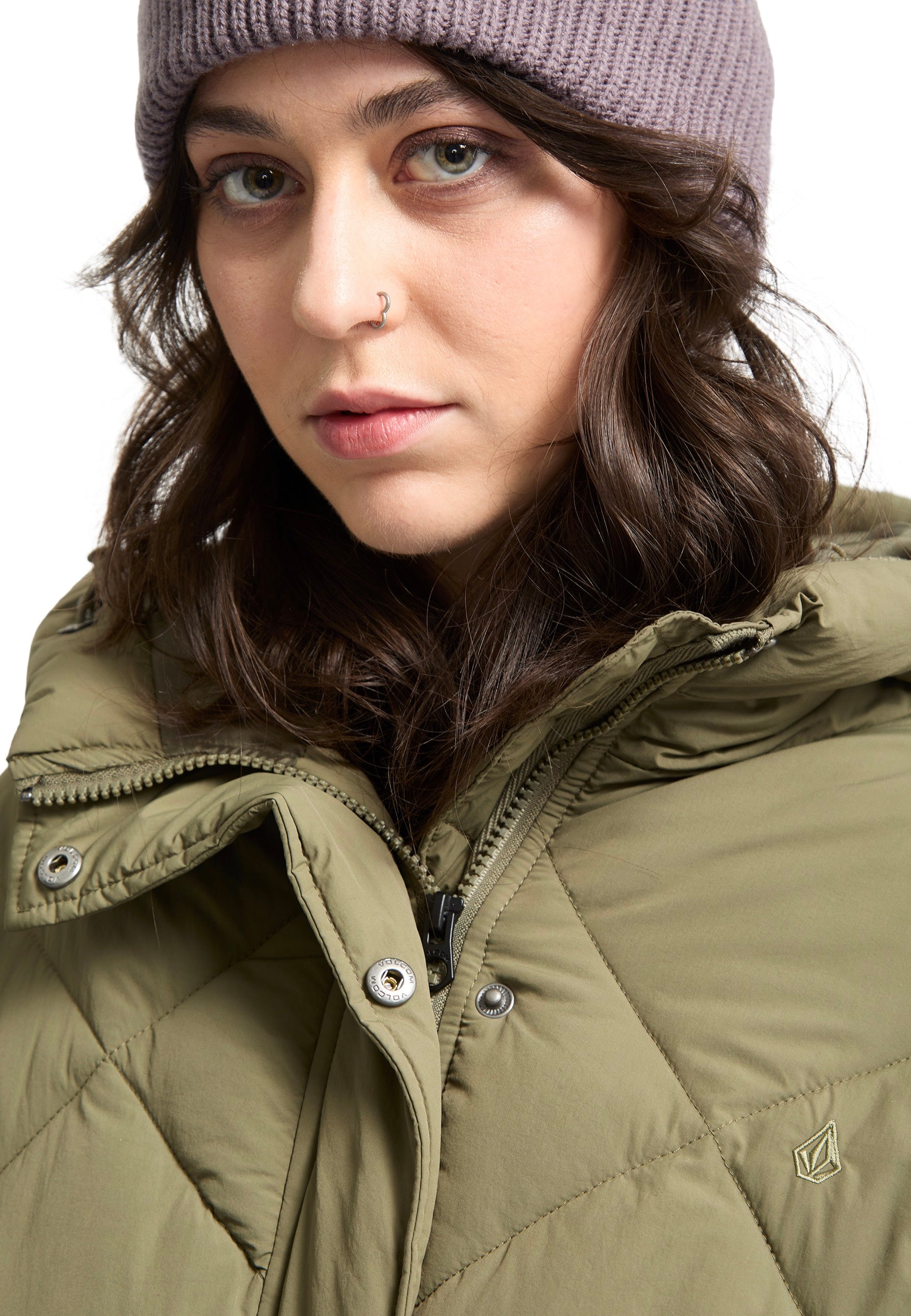 Volcom - Out Of Boxy Puff Wintermoss - Jacket | Women-Image