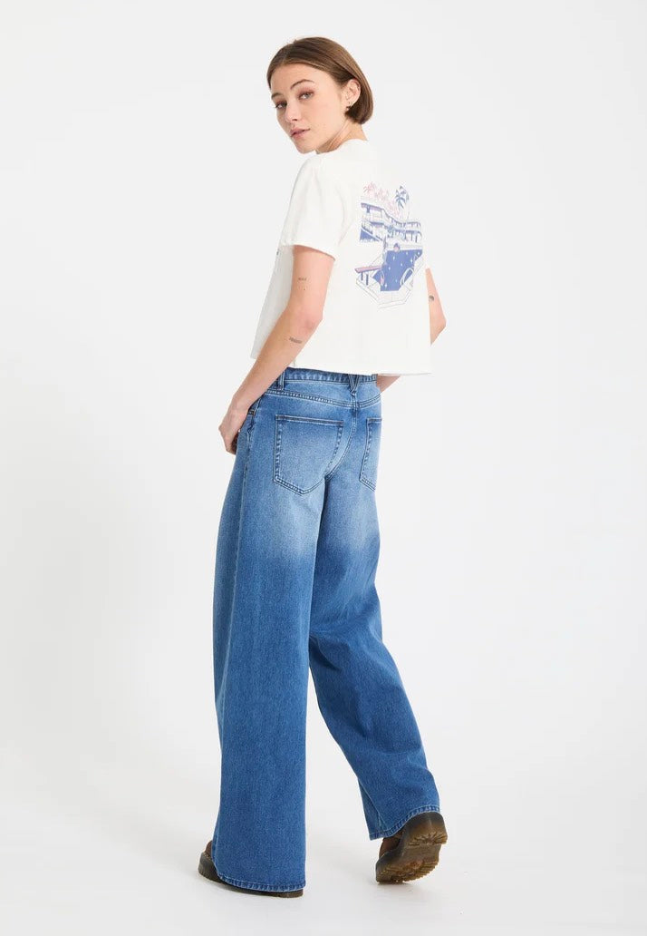 Volcom - Pocket Dial Vintage White - T-Shirt | Women-Image