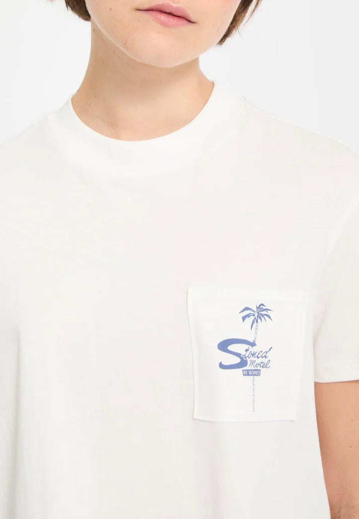 Volcom - Pocket Dial Vintage White - T-Shirt | Women-Image