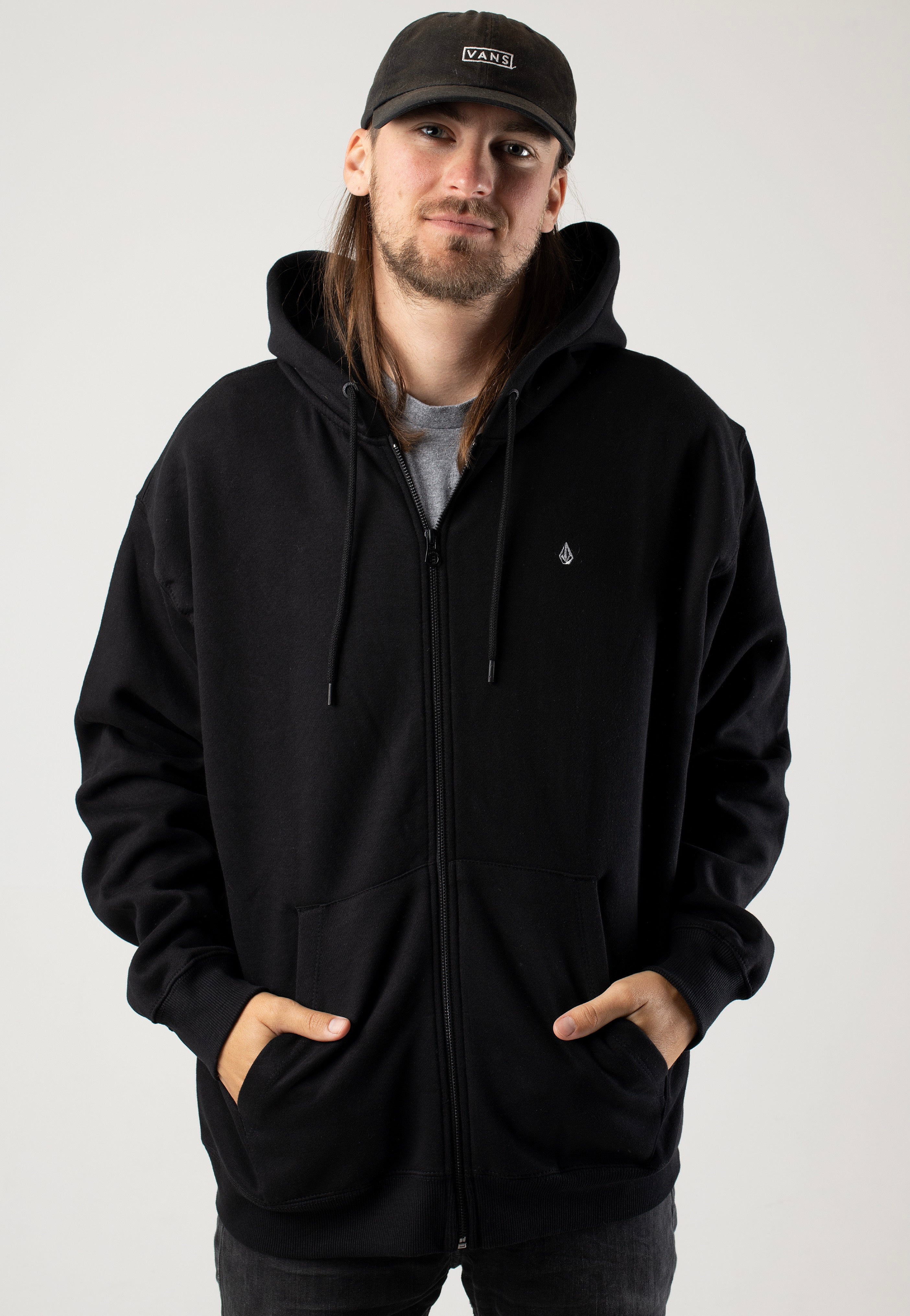 Volcom - Single Stone Black - Zipper | Men-Image