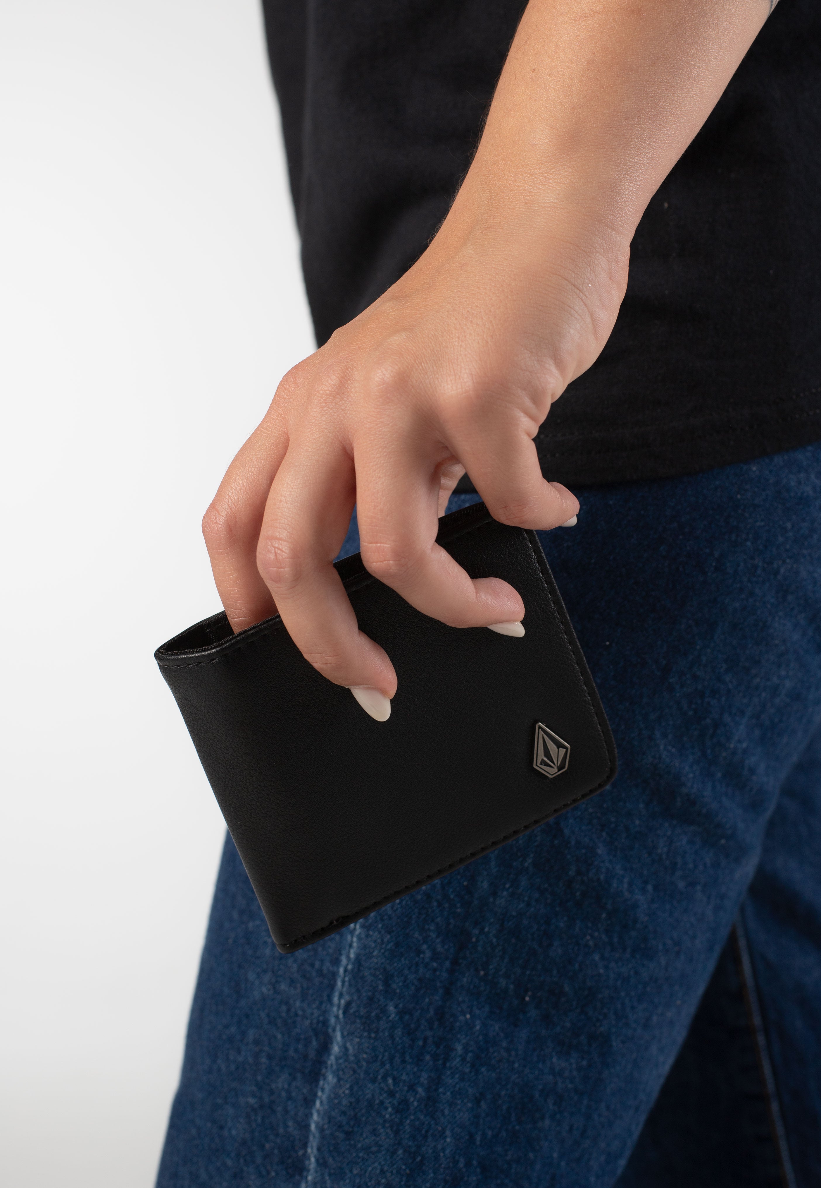 Volcom - Slim Stone PU S Black - Wallet | Neutral-Image
