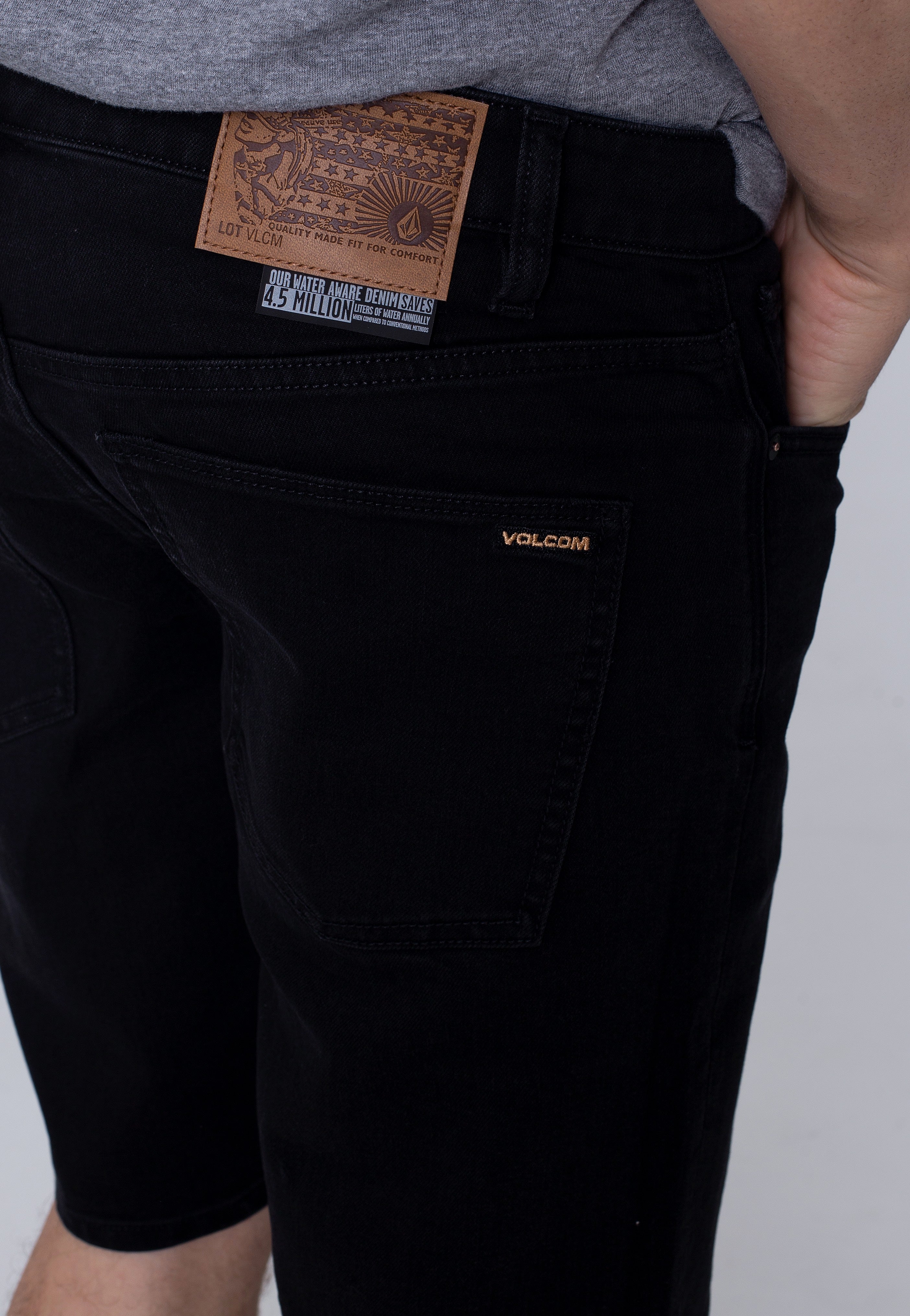 Volcom - Solver Denim Black Out - Shorts | Men-Image