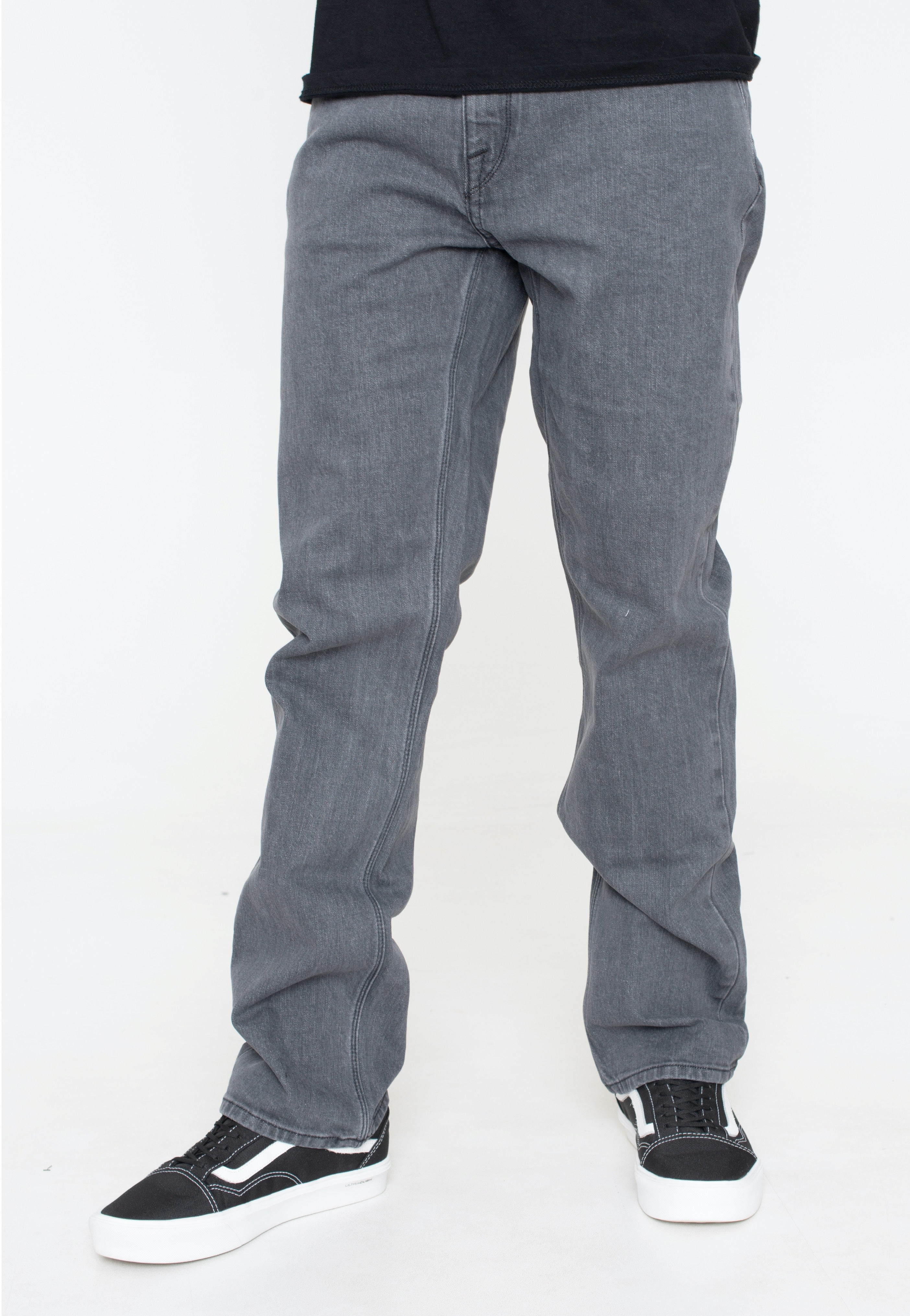 Volcom - Solver Denim Easy Enzyme Grey - Jeans | Men-Image