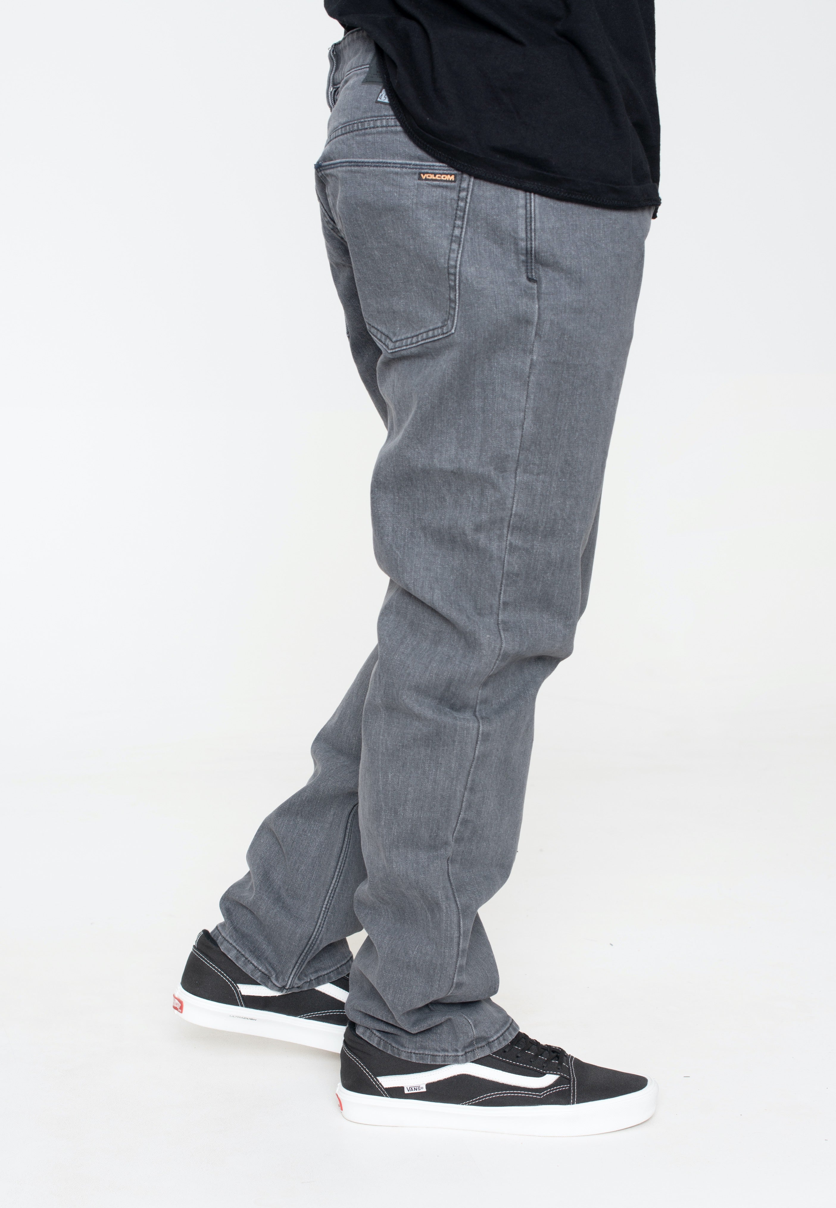 Volcom - Solver Denim Easy Enzyme Grey - Jeans | Men-Image