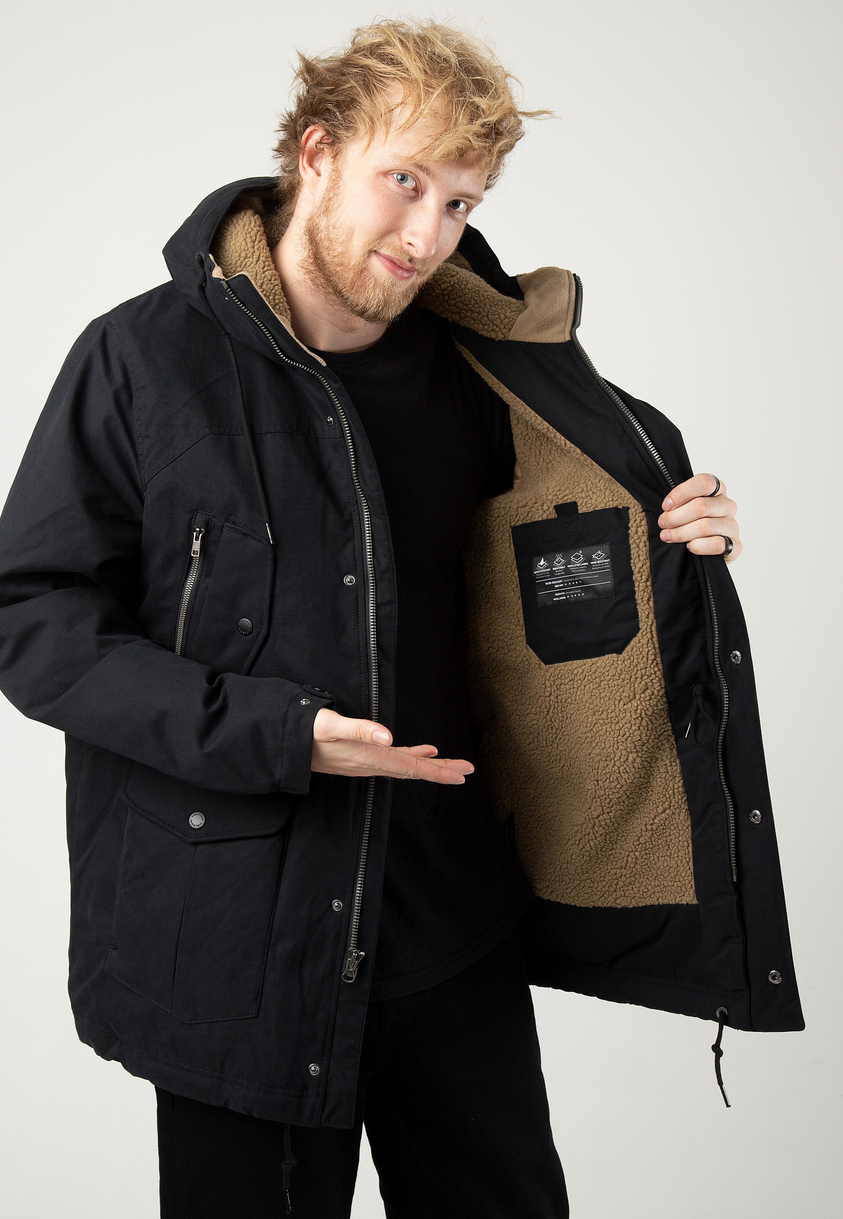 Volcom - Starget 5k Black - Parka | Men-Image