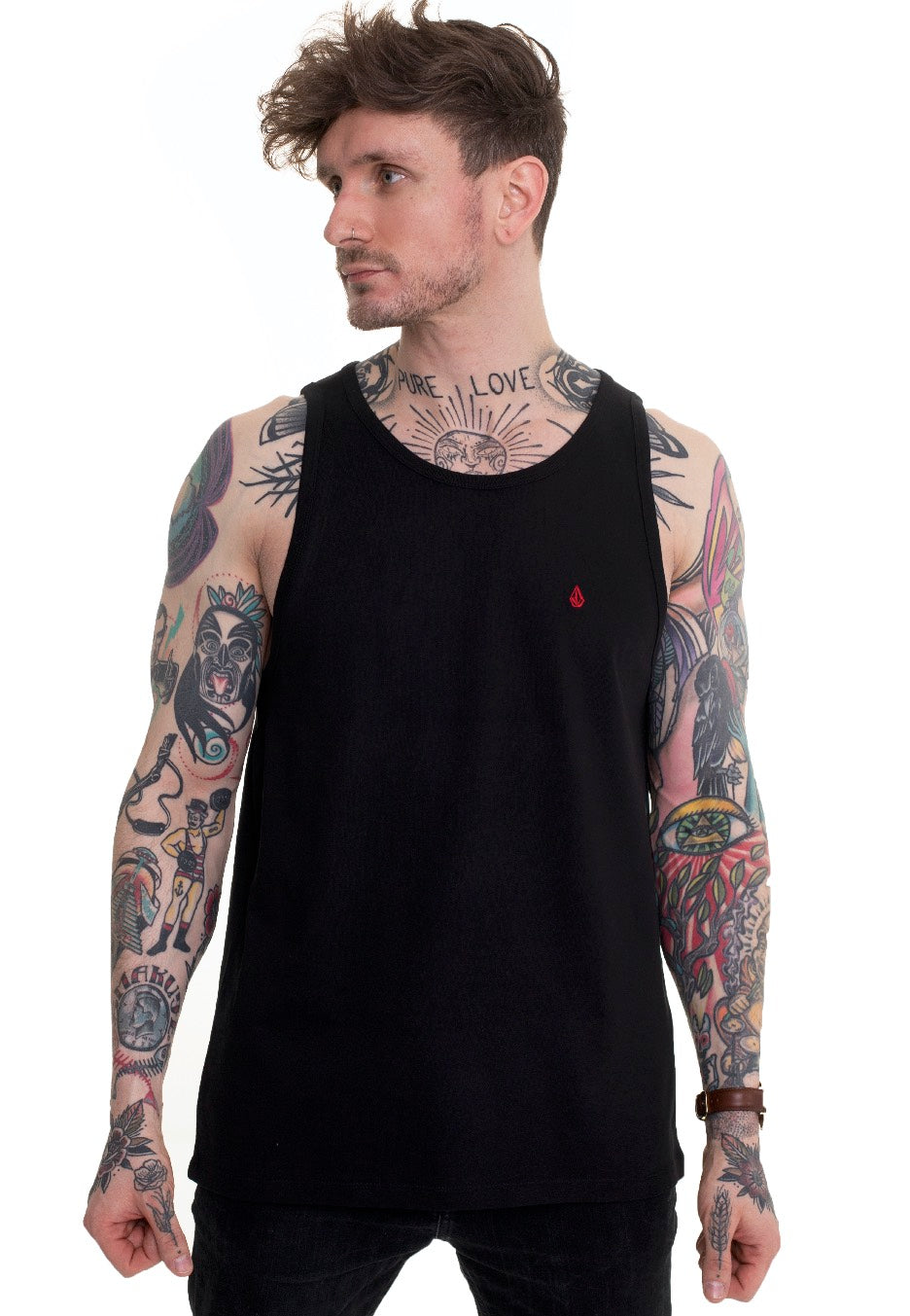 Volcom - Stone Blanks Basic Black - Tank | Men-Image