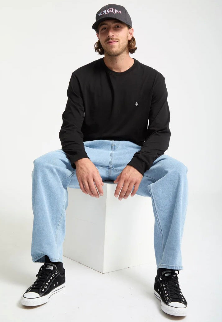 Volcom - Stone Blanks Black - Longsleeve | Men-Image