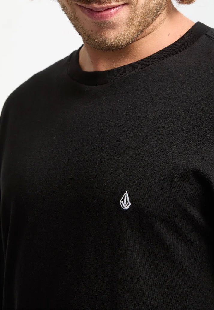 Volcom - Stone Blanks Black - Longsleeve | Men-Image