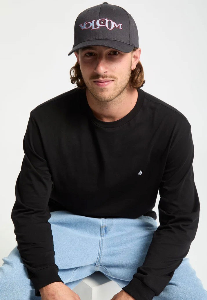 Volcom - Stone Blanks Black - Longsleeve | Men-Image