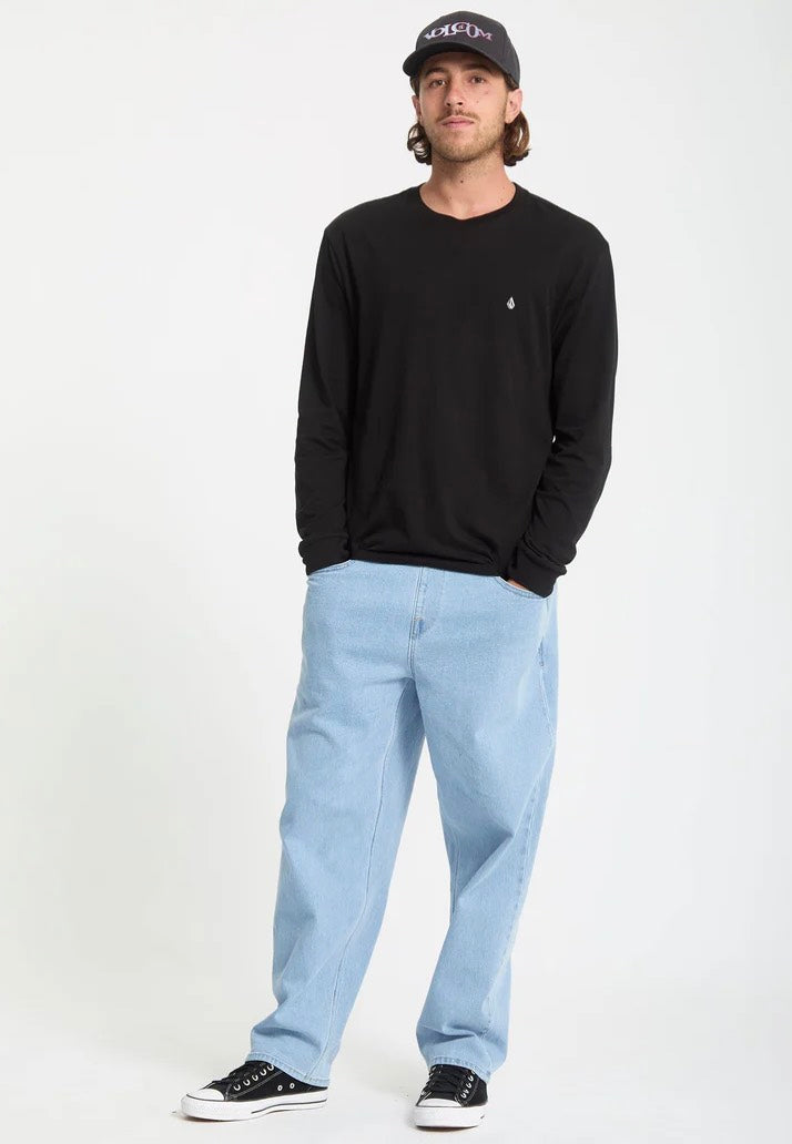 Volcom - Stone Blanks Black - Longsleeve | Men-Image