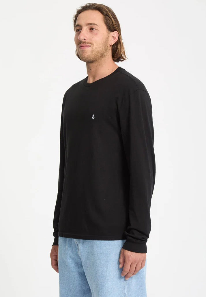 Volcom - Stone Blanks Black - Longsleeve | Men-Image