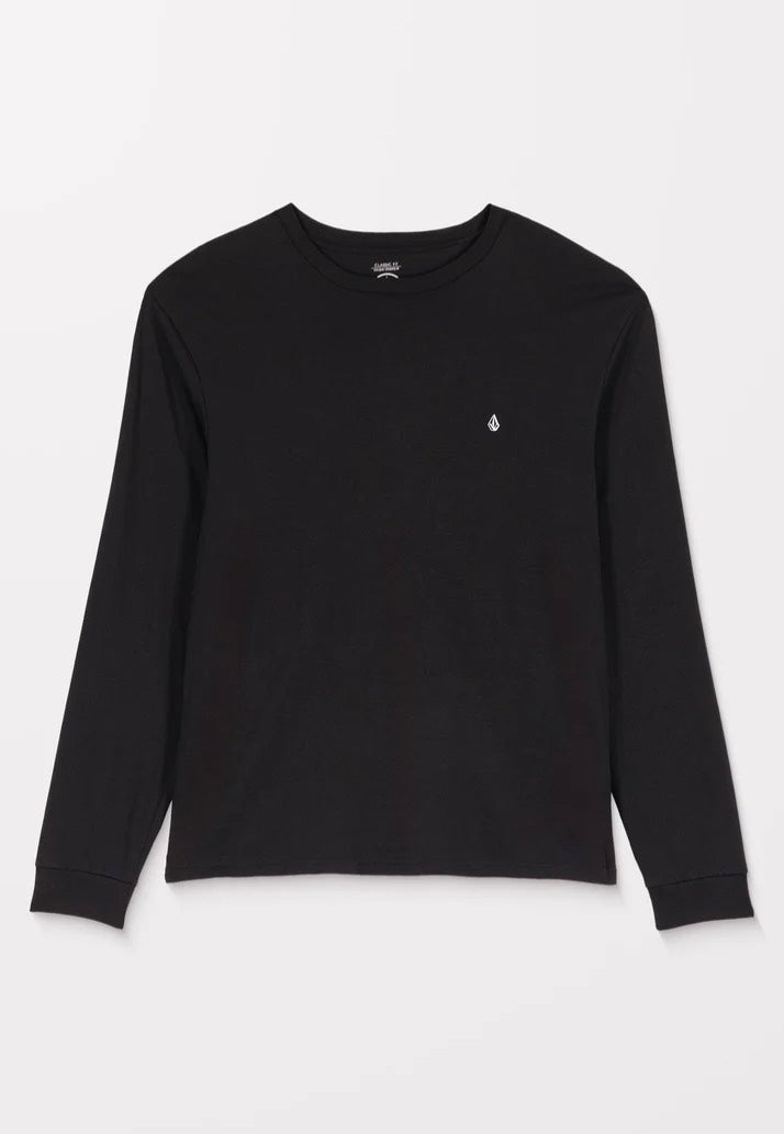 Volcom - Stone Blanks Black - Longsleeve | Men-Image