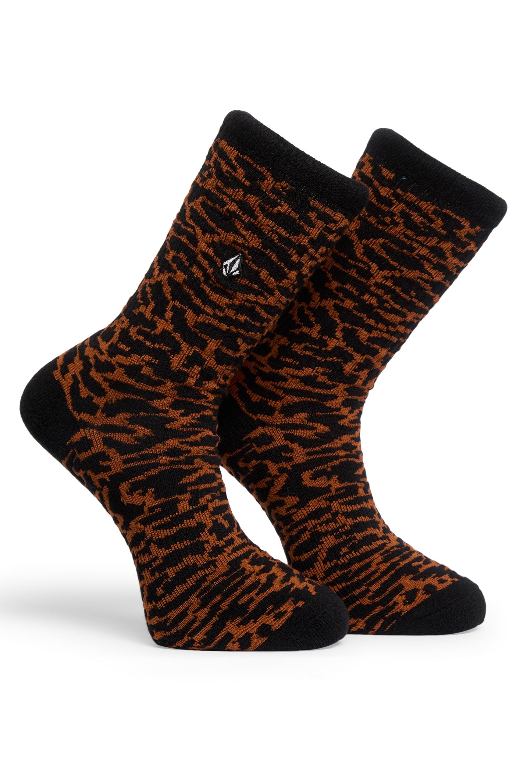 Volcom - Utopias Brown Horn - Socks | Neutral-Image