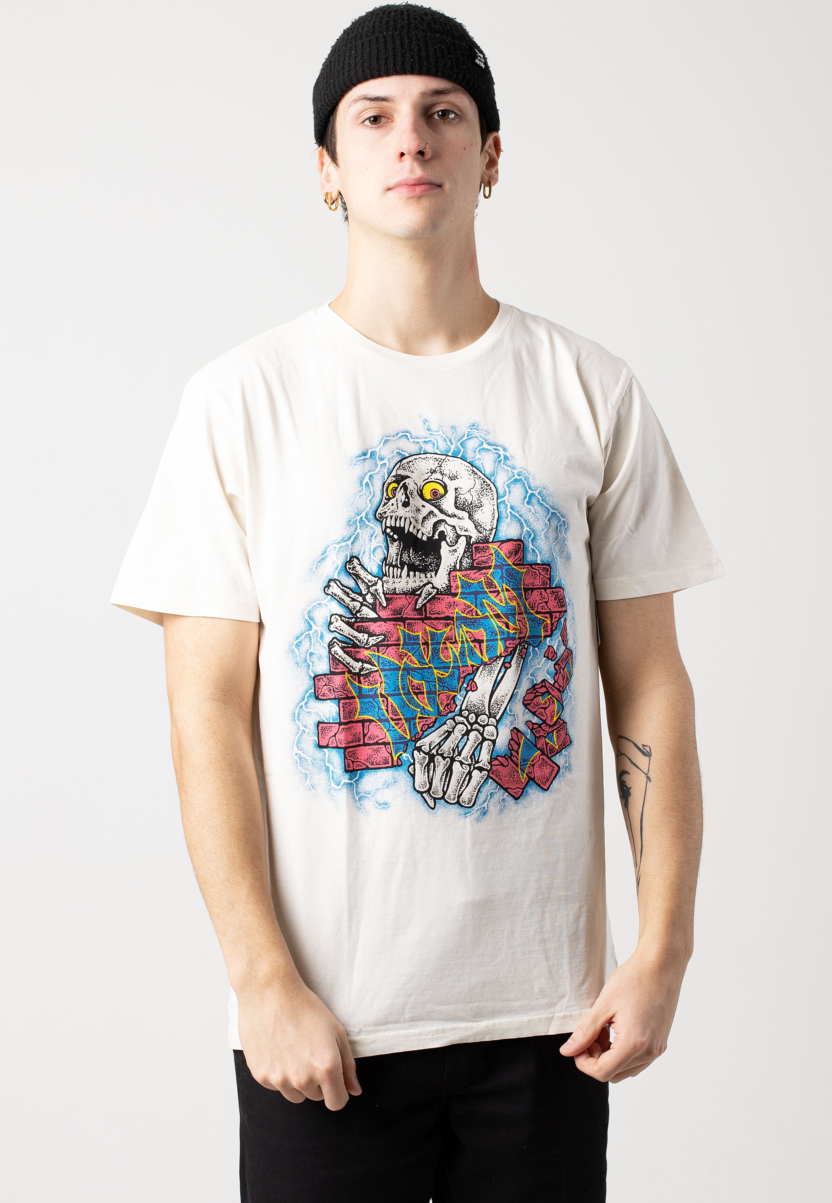 Volcom - Wall Punchert Off White - T-Shirt | Men-Image