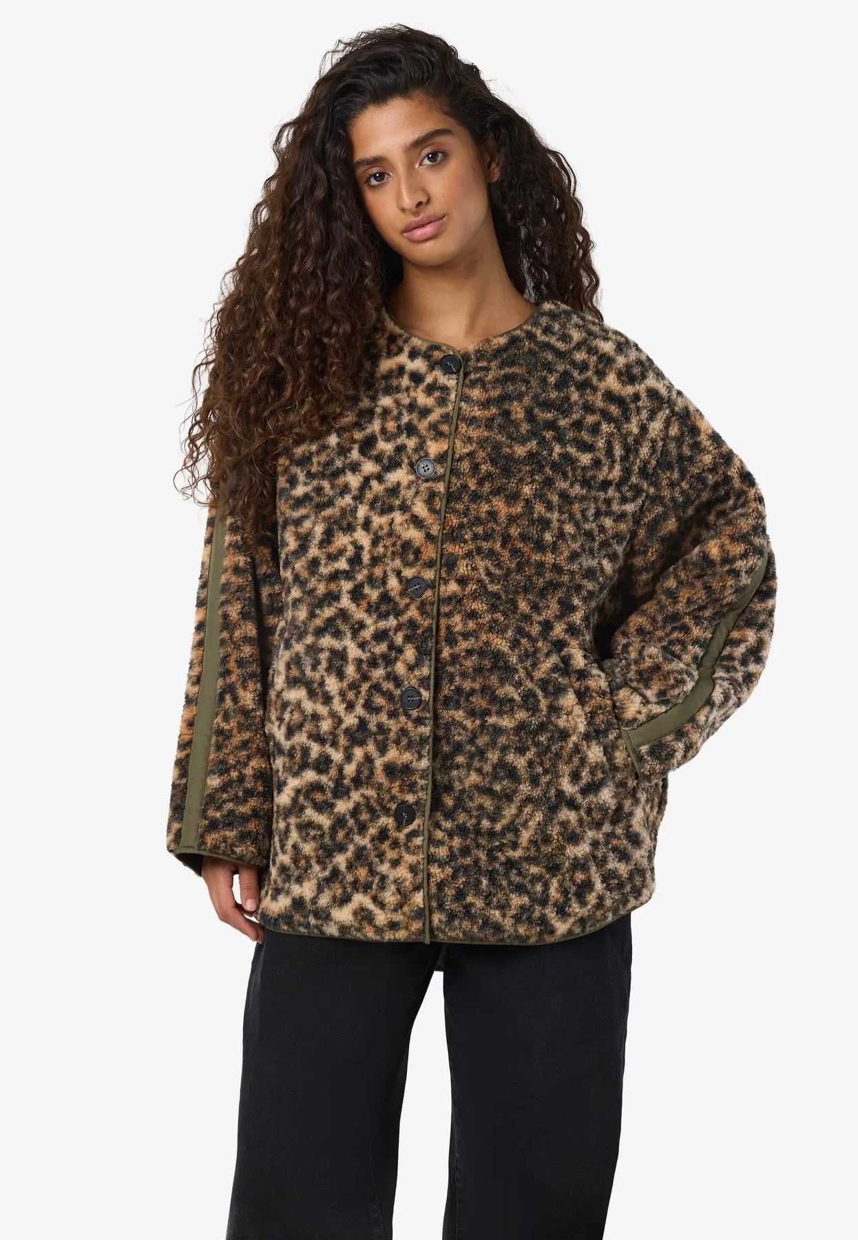 Noisy May - Feline Teddy Birch Leo - Jacket | Women-Image