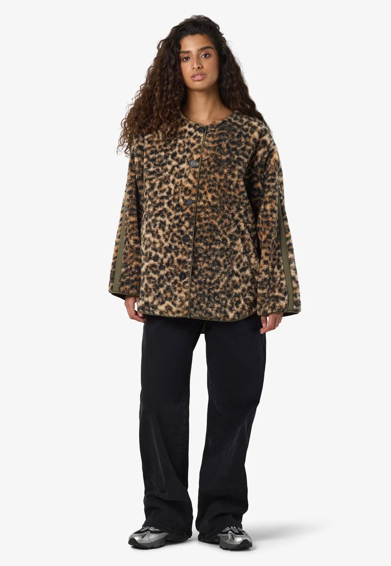 Noisy May - Feline Teddy Birch Leo - Jacket | Women-Image