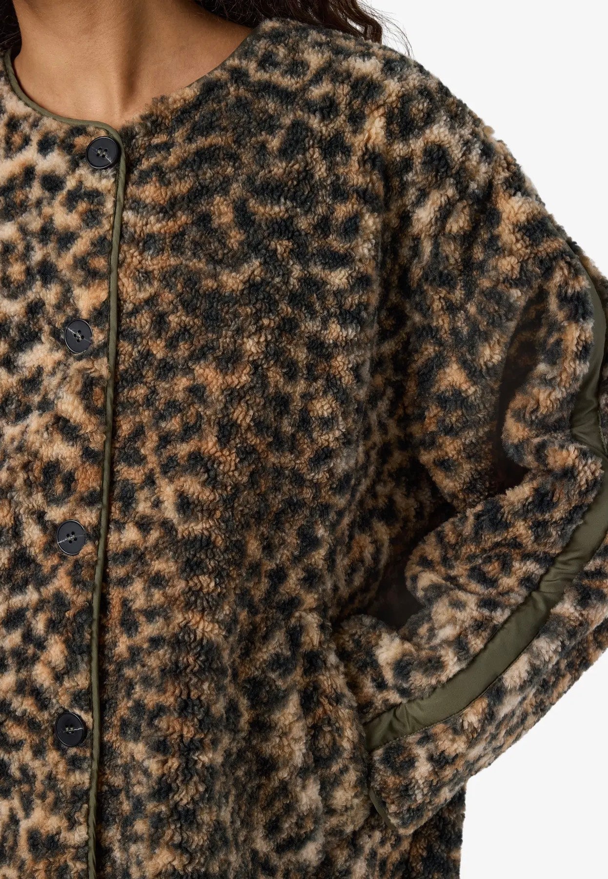 Noisy May - Feline Teddy Birch Leo - Jacket | Women-Image