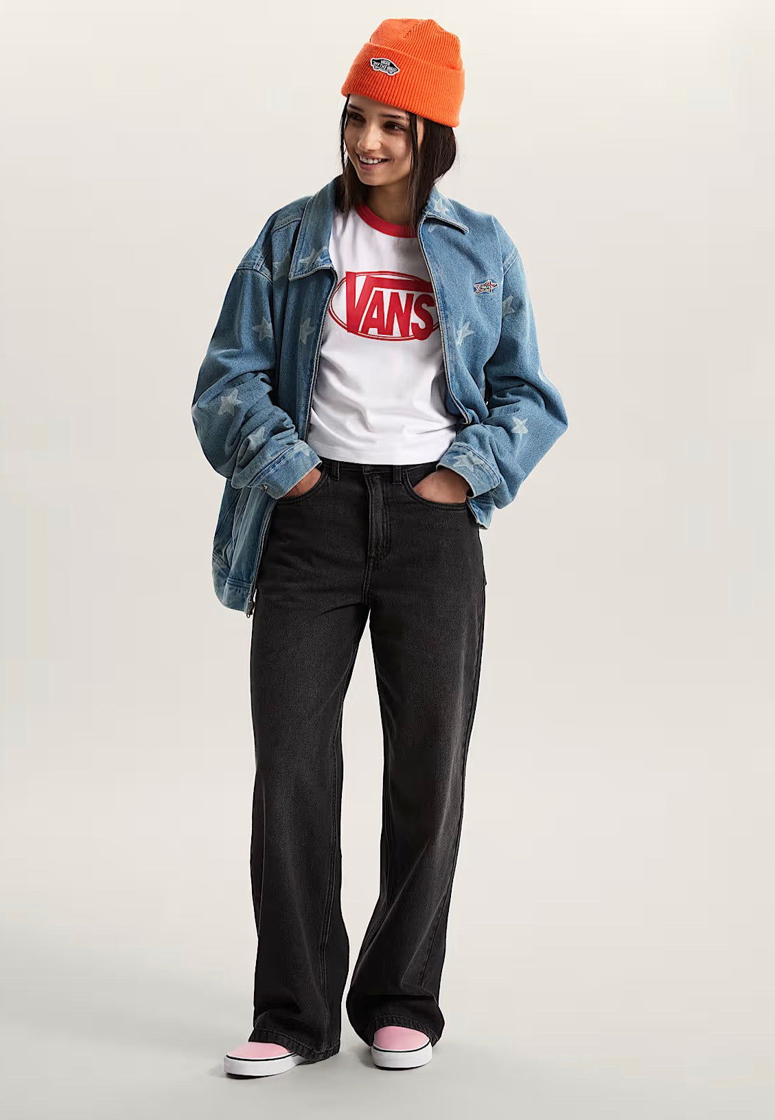 Vans - W Center Chest White - T-Shirt | Women-Image