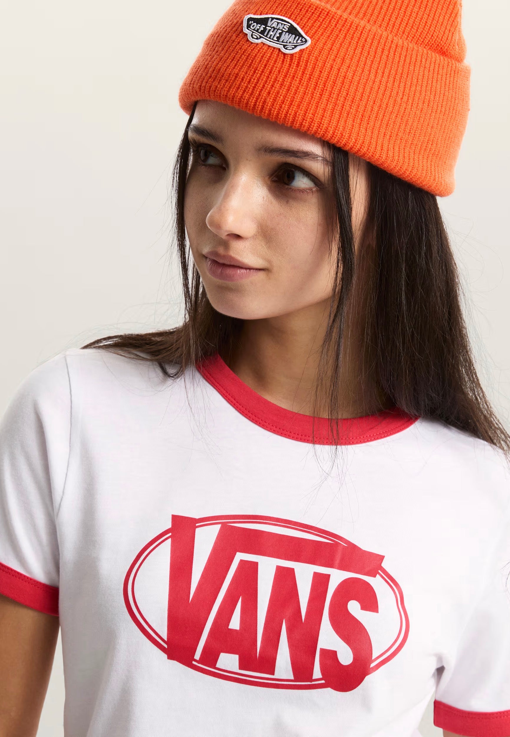Vans - W Center Chest White - T-Shirt | Women-Image