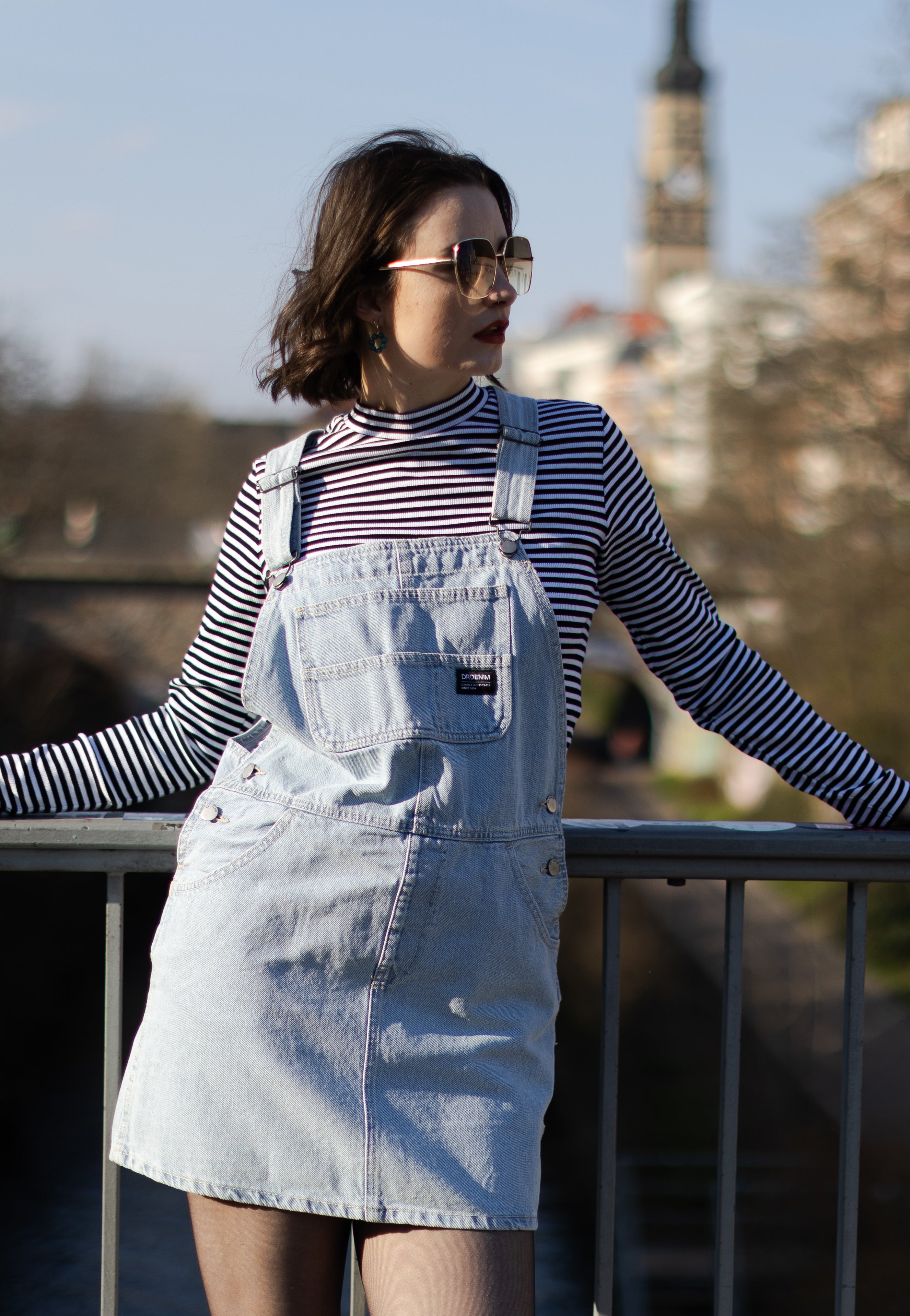 Dr. Denim - Connie Dungaree Pebble Superlight Retro - Dress | Women-Image