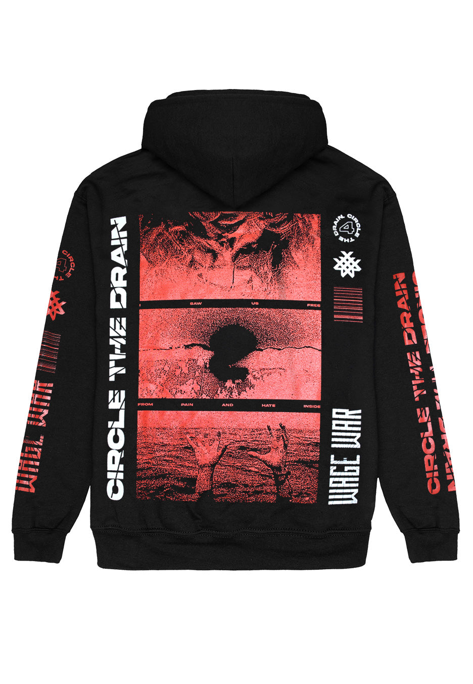 Wage War - Circle The Drain - Hoodie | Neutral-Image