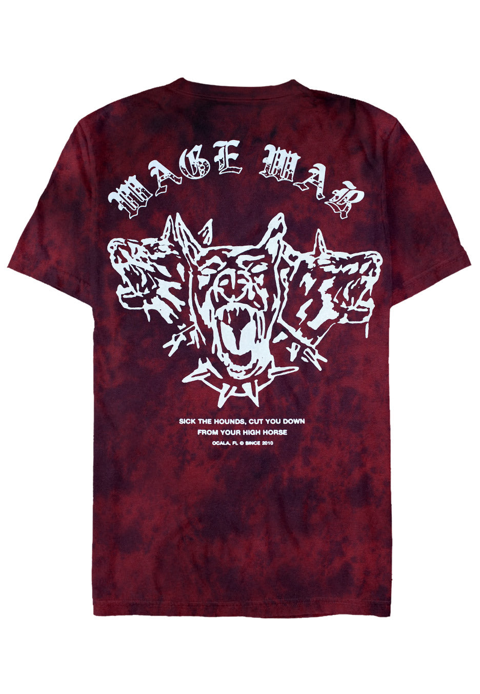 Wage War - Hounds Red/Black Tie Dye - T-Shirt | Neutral-Image