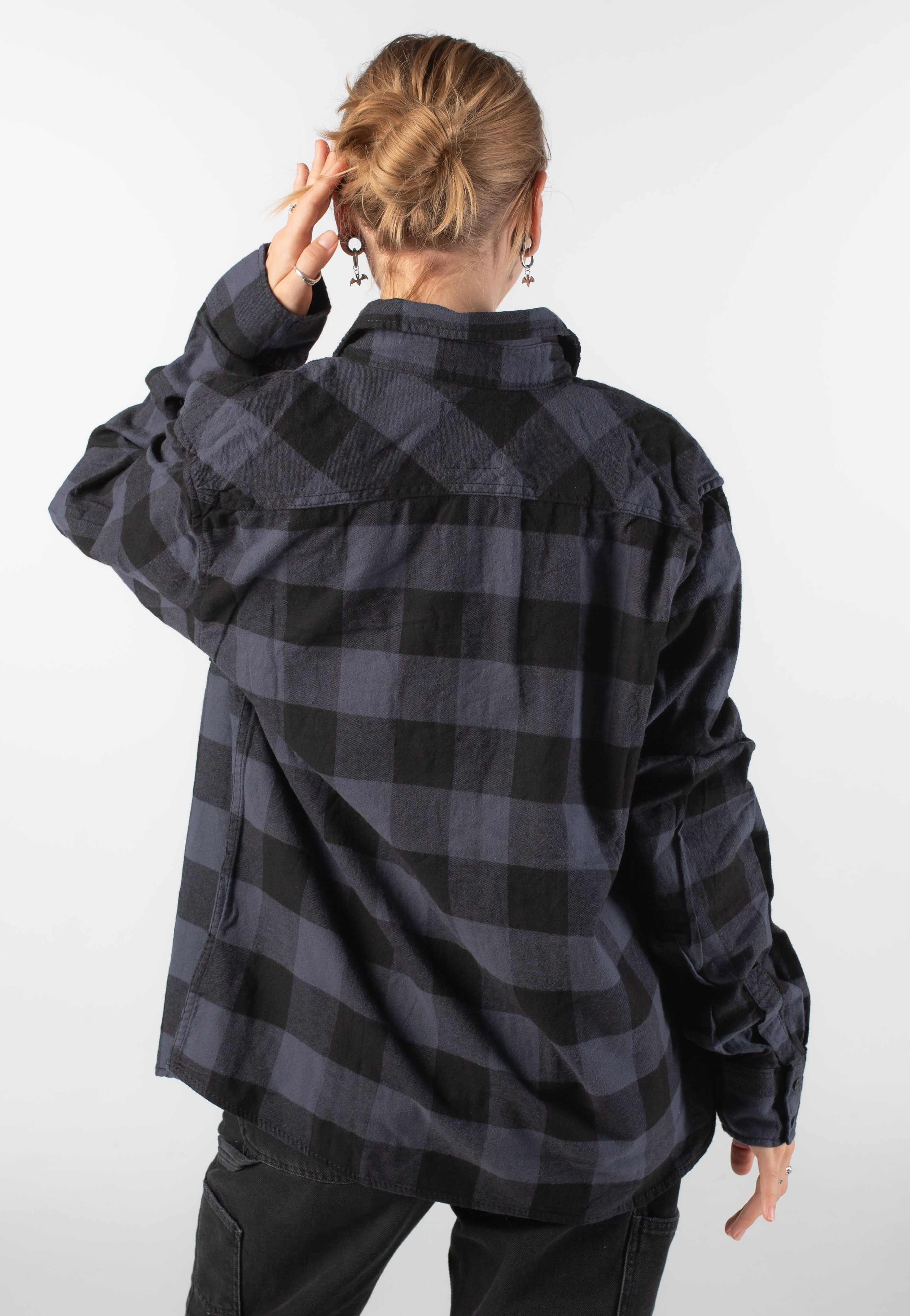 Walls Of Jericho - College Logo Black/ Grey - Flannel | Women-Image