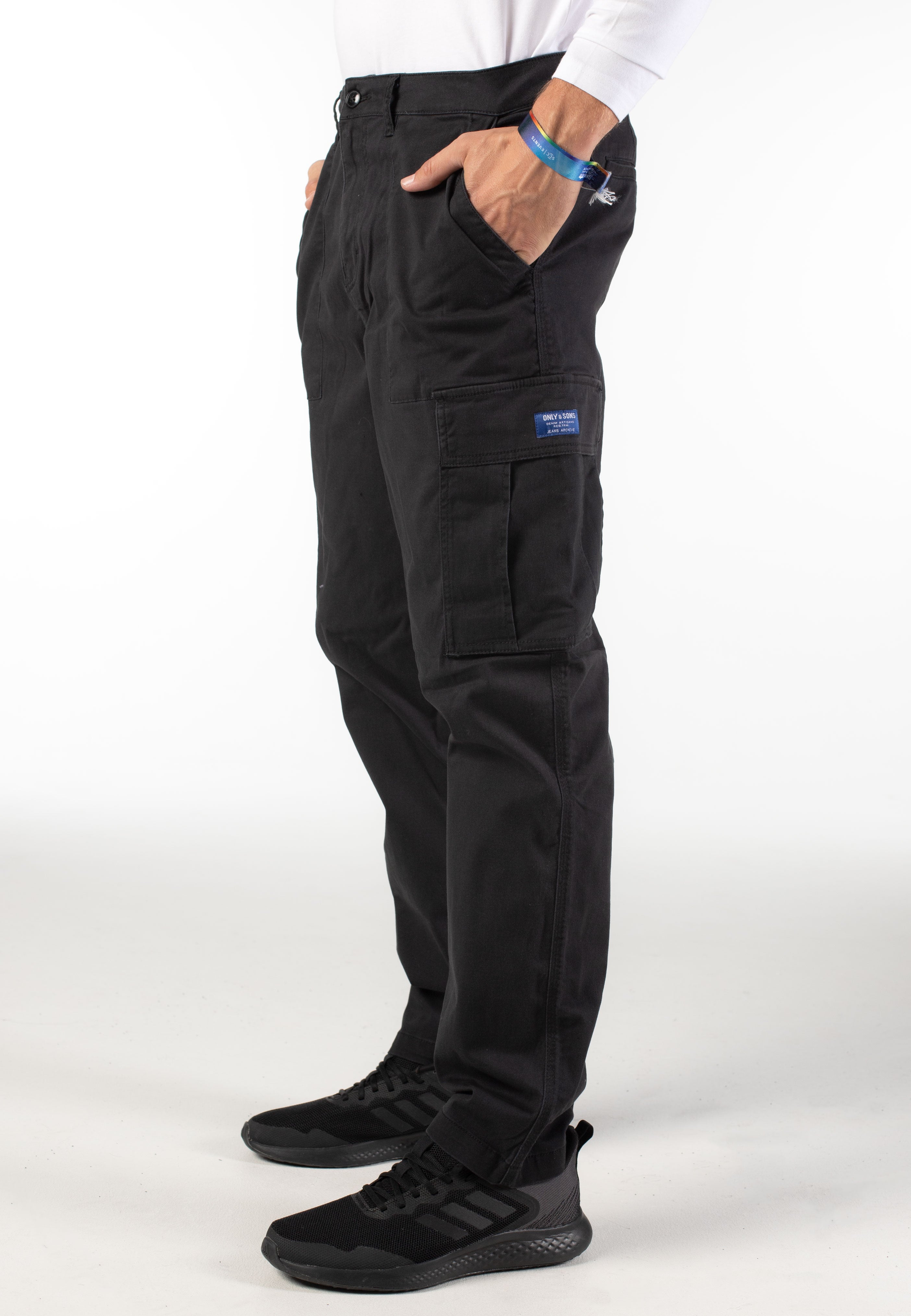 Only & Sons - Wills 0341 Tapered  Jet Black - Pants | Men-Image