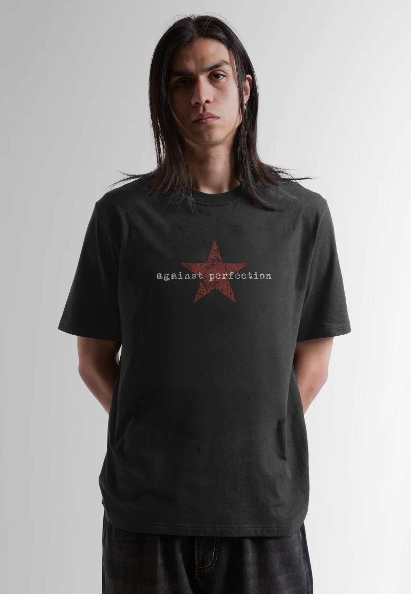 Wasted Paris - Against Perfection Old Black - T-Shirt | Men-Image