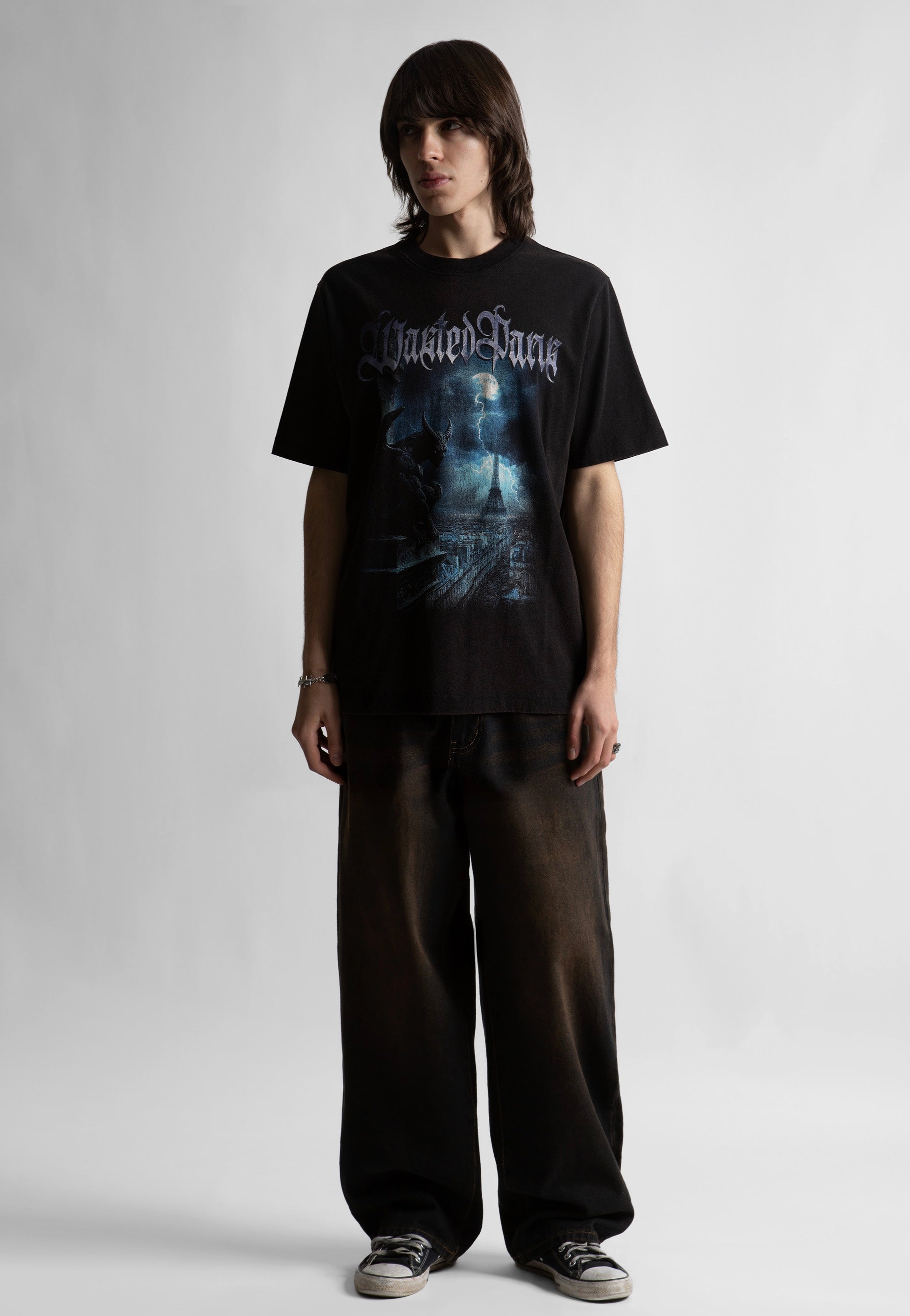 Wasted Paris - Gargoyle Faded Black - T-Shirt | Men-Image