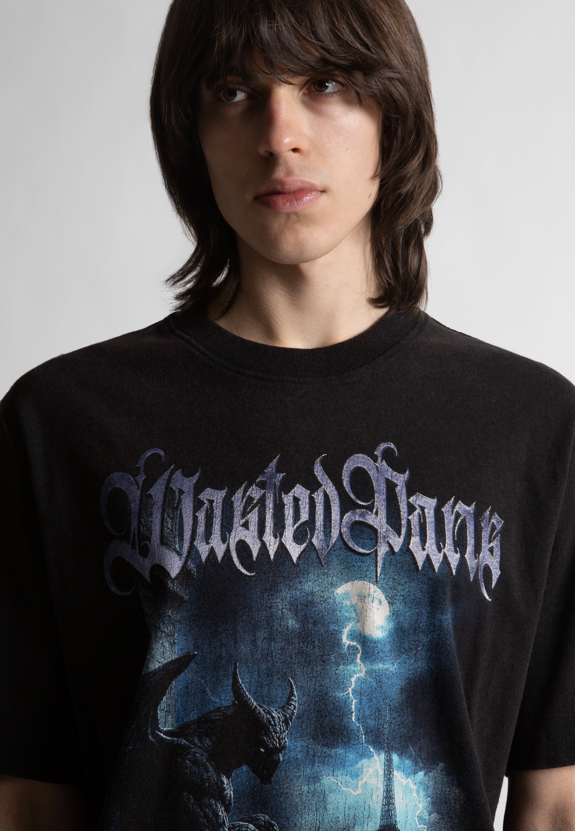 Wasted Paris - Gargoyle Faded Black - T-Shirt | Men-Image