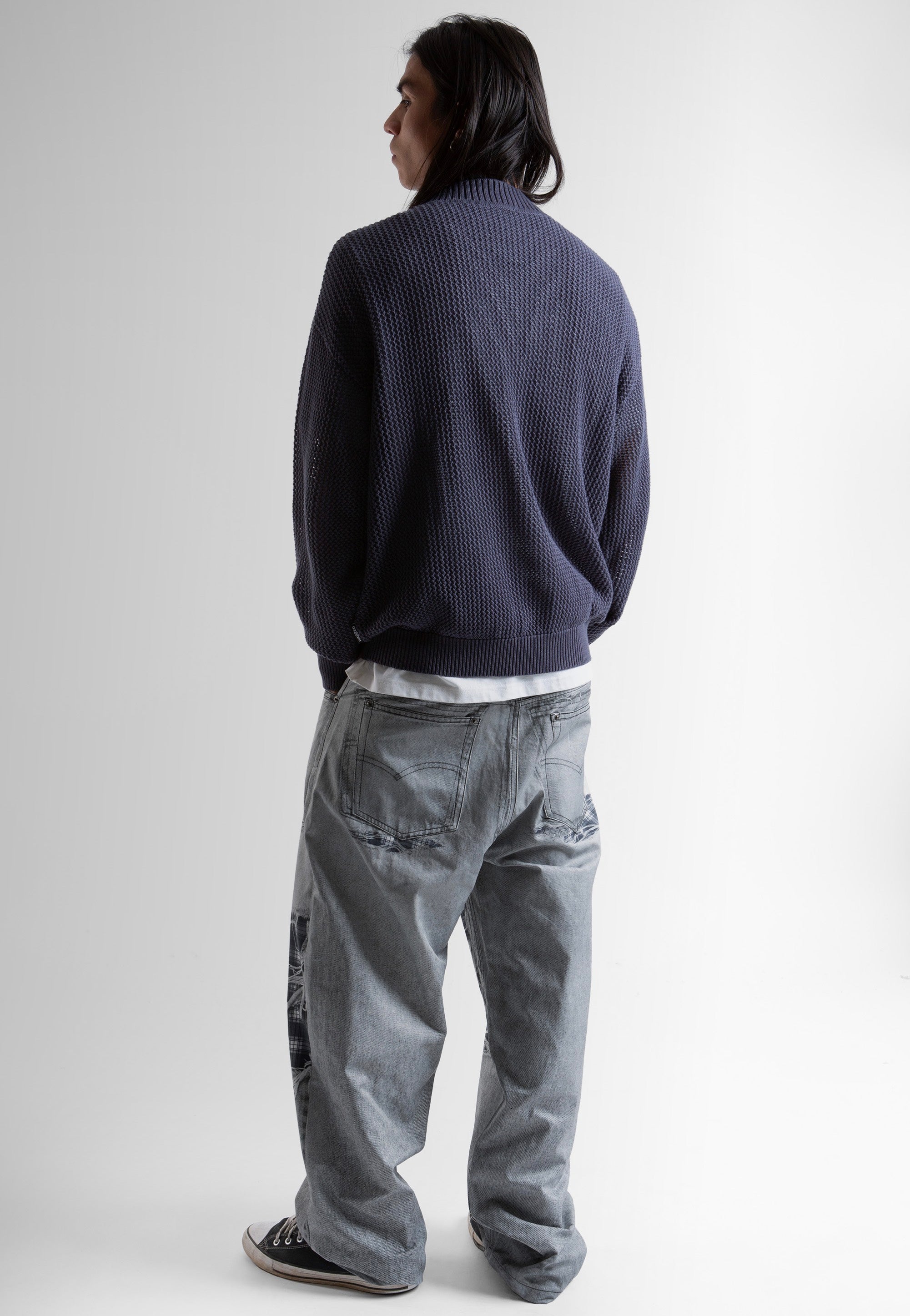 Wasted Paris - Trompe L'Oeil Grant Faded Grey - Jeans | Men-Image