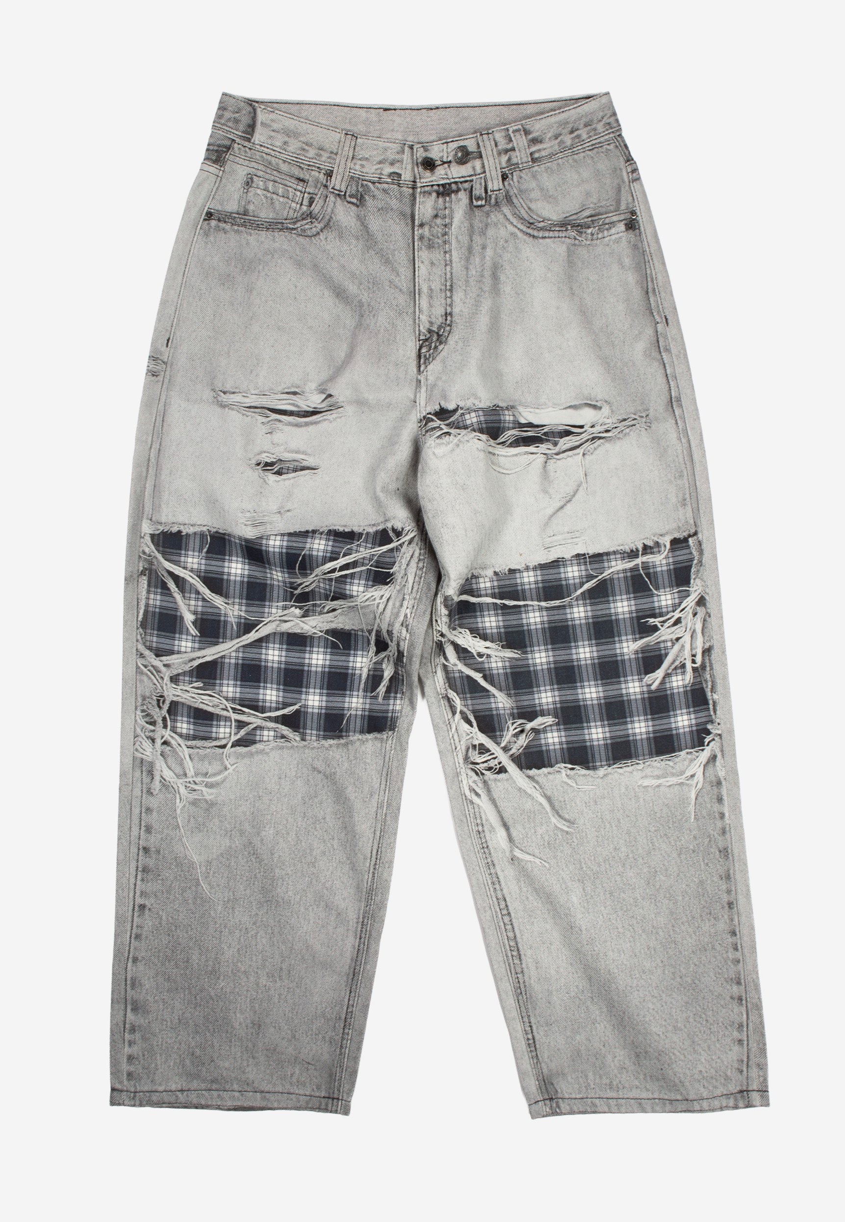 Wasted Paris - Trompe L'Oeil Grant Faded Grey - Jeans | Men-Image