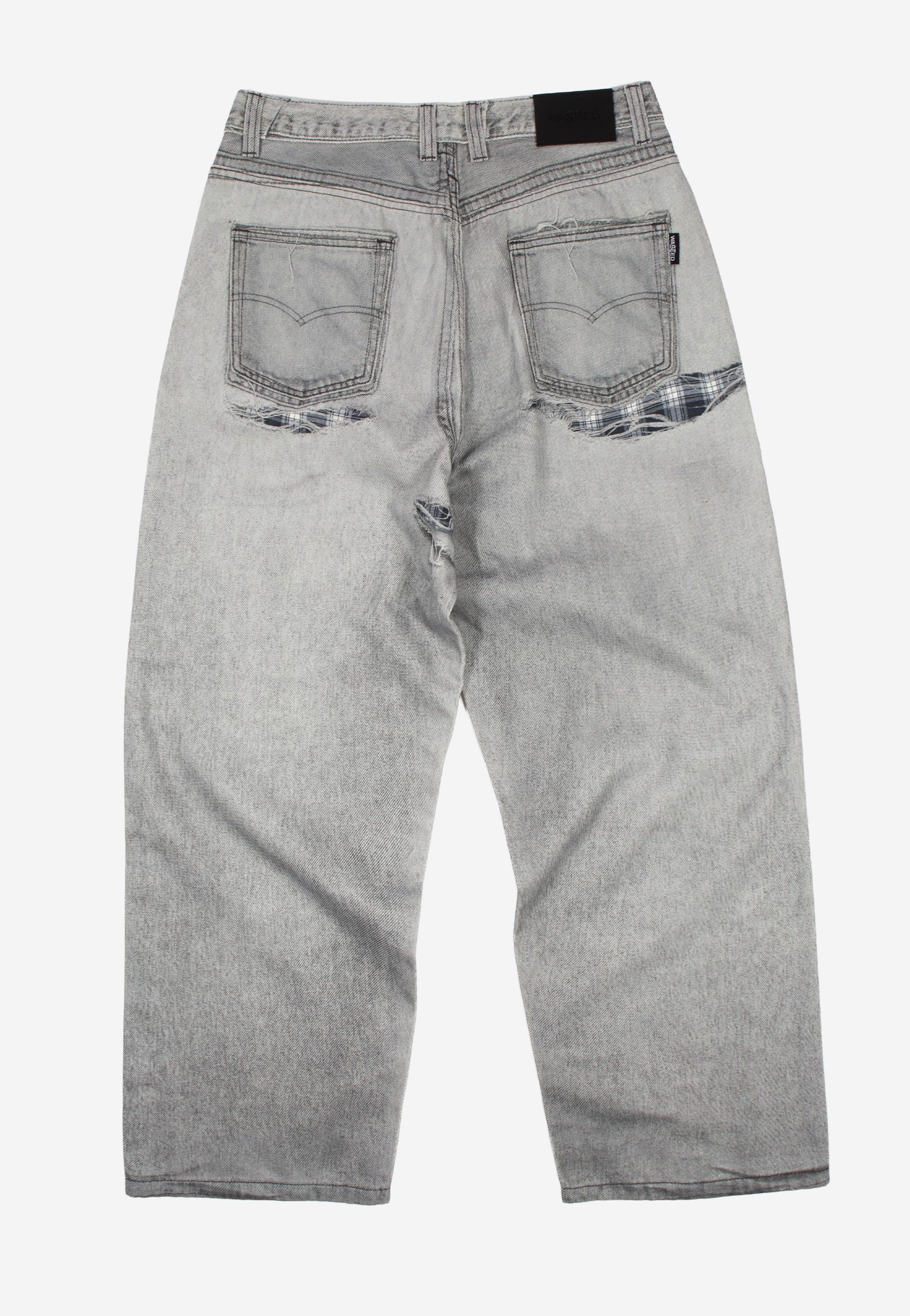 Wasted Paris - Trompe L'Oeil Grant Faded Grey - Jeans | Men-Image