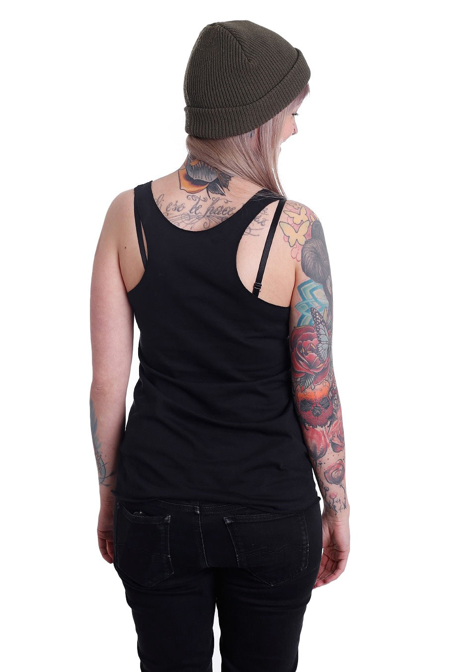 We Are The In Crowd - Half Red Photo - Tank | Women-Image