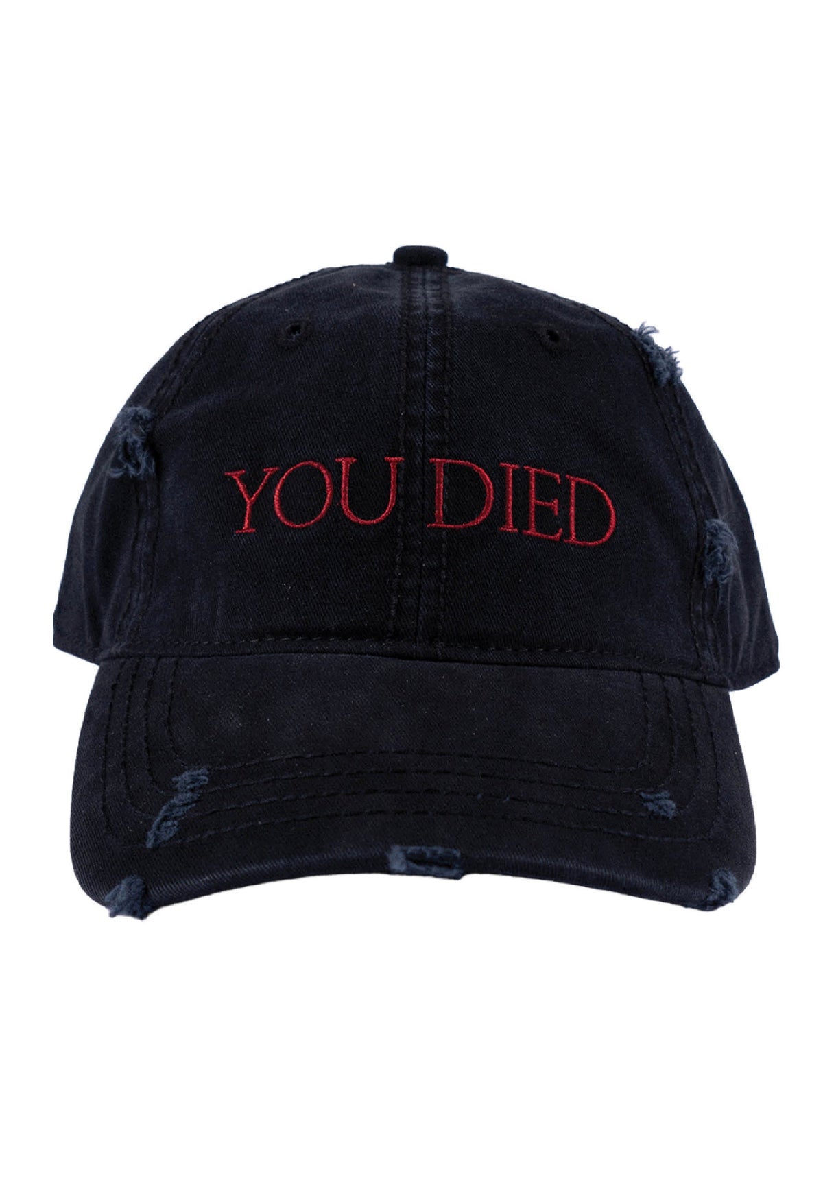 Welcome x Dark Souls You Died Distressed Twill 6-Panel Uns Cap | Men-Image